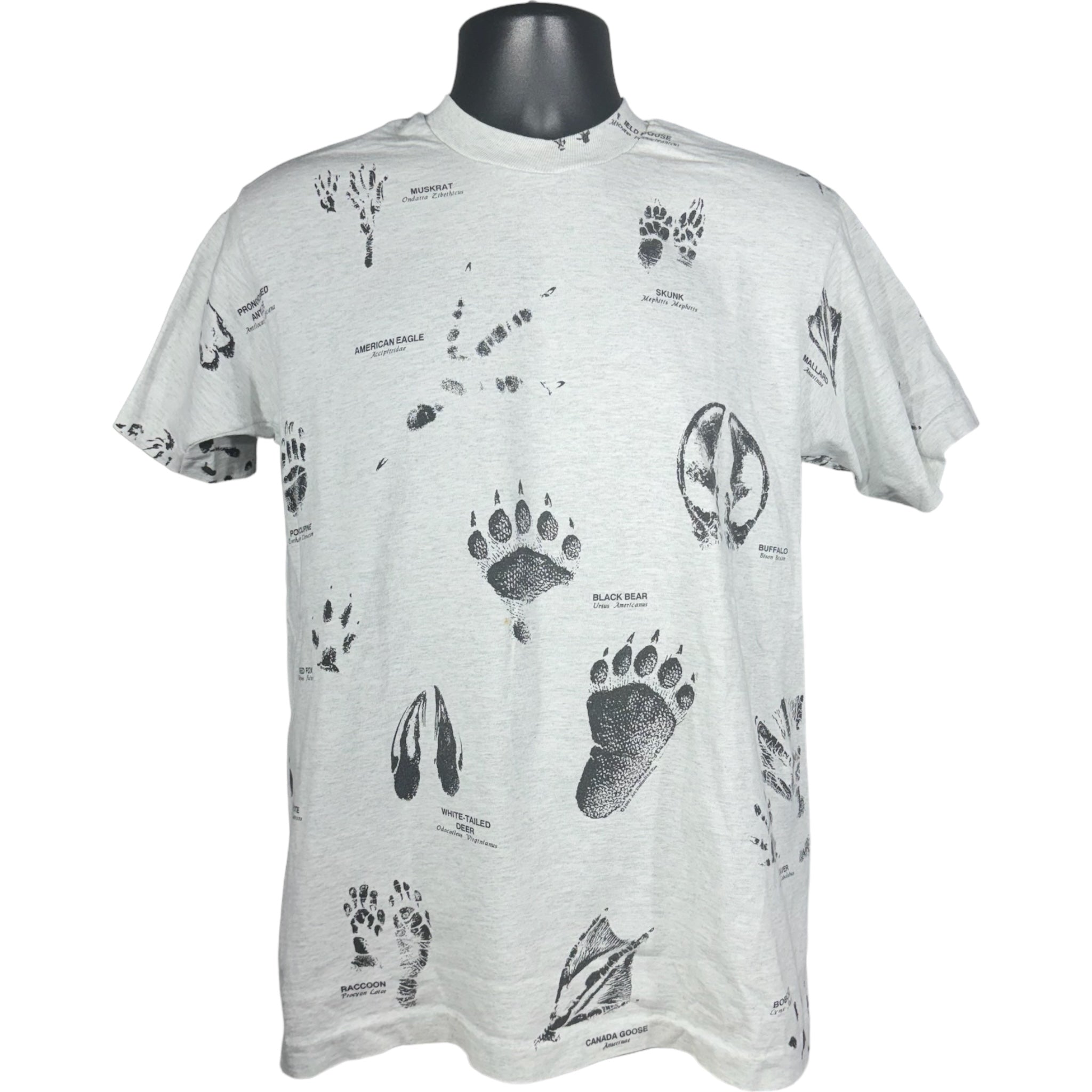 Vintage Wild Animal Breeds Paw Tee 90s