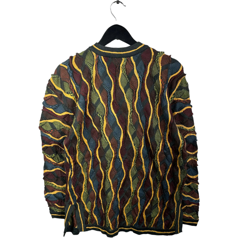 Vintage Coogi 3D Knit 1/4 Zip Sweater