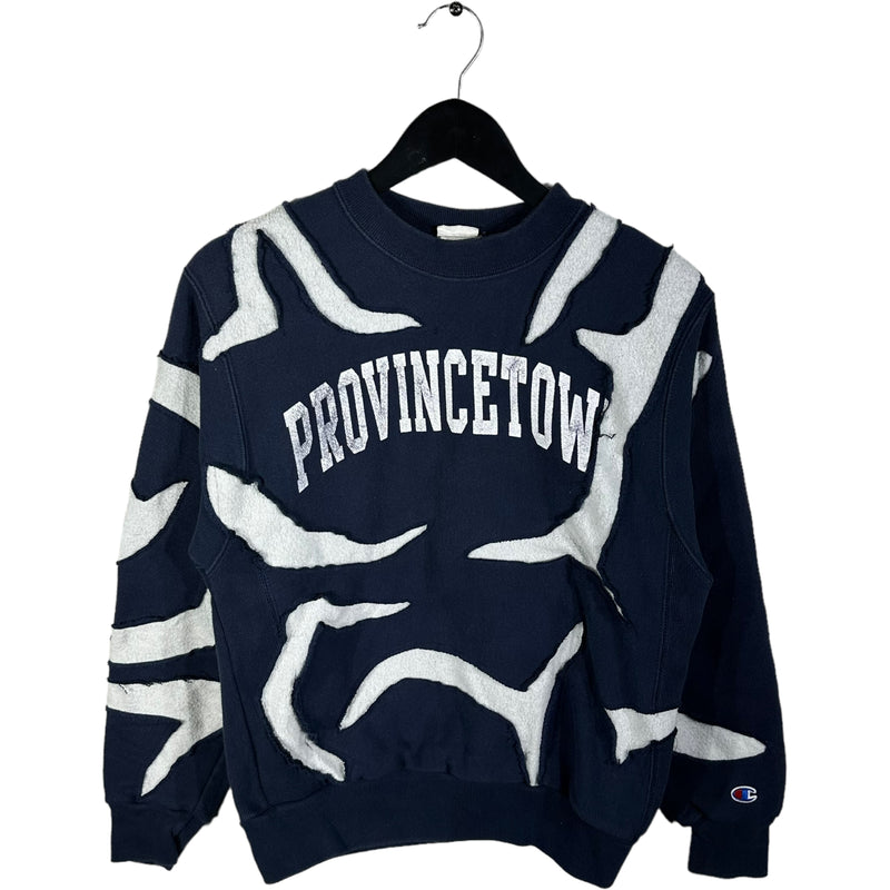 Vintage Cut & Sew Provincetown Champion Reverse Weave Crewneck