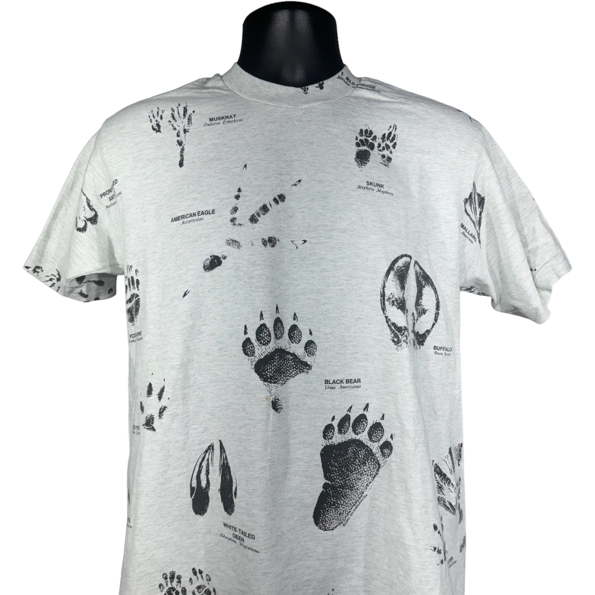 Vintage Wild Animal Breeds Paw Tee 90s