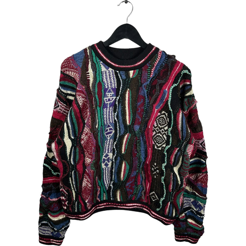 Vintage Coogi Stripe 3D Knit Sweater