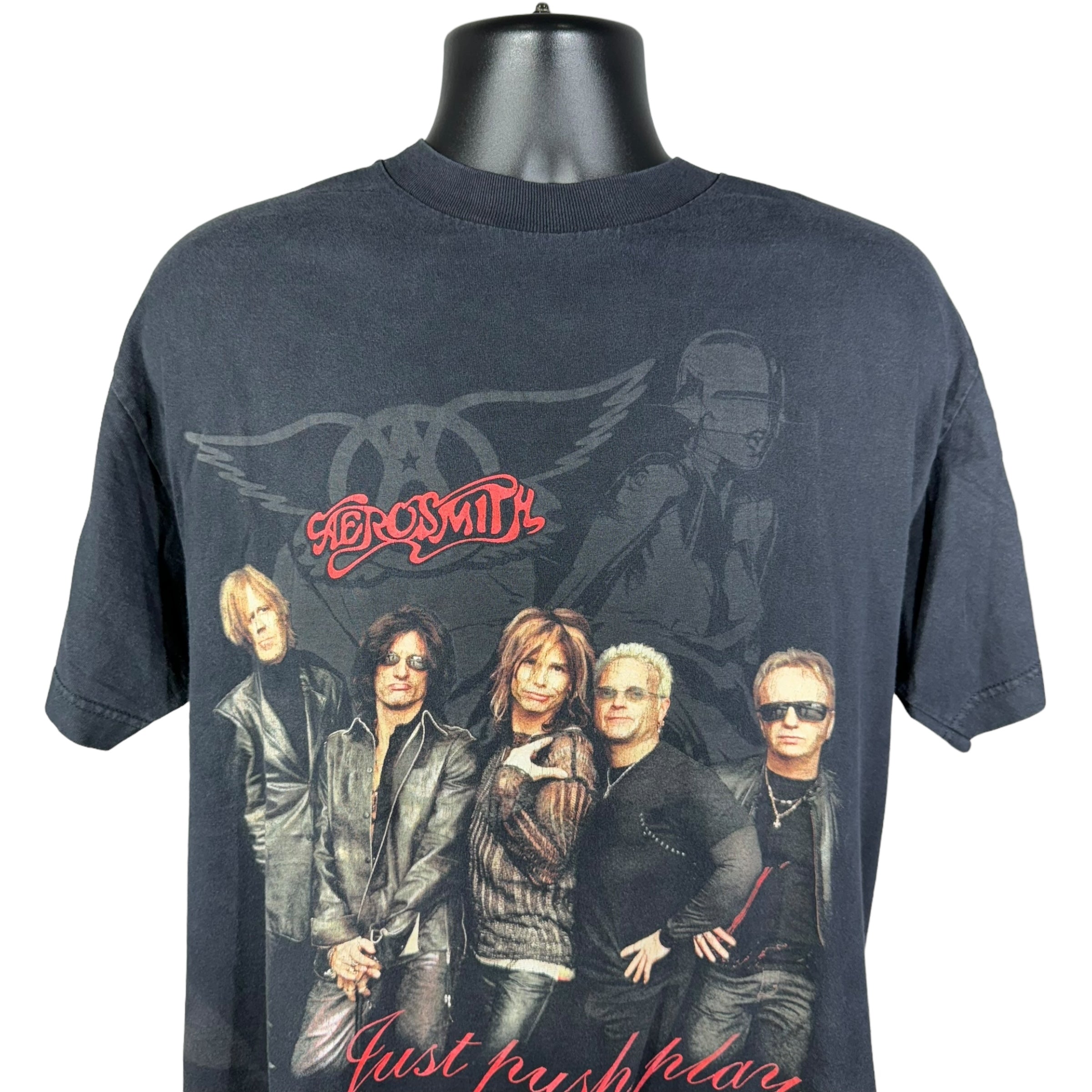 Vintage Aerosmith "Just Press Play" Tour Tee