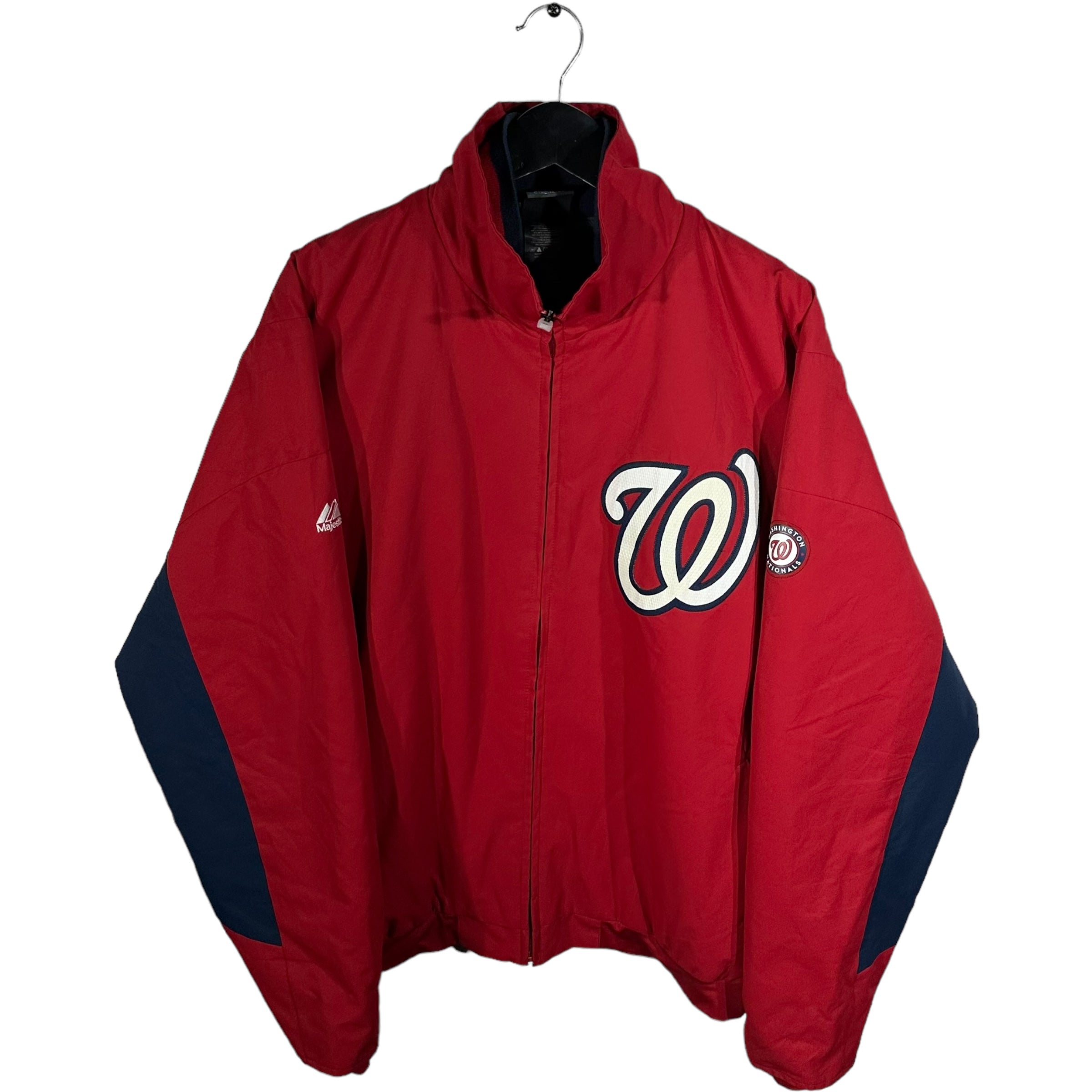 Vintage Washington Nationals Hoodie Majestic Jacket