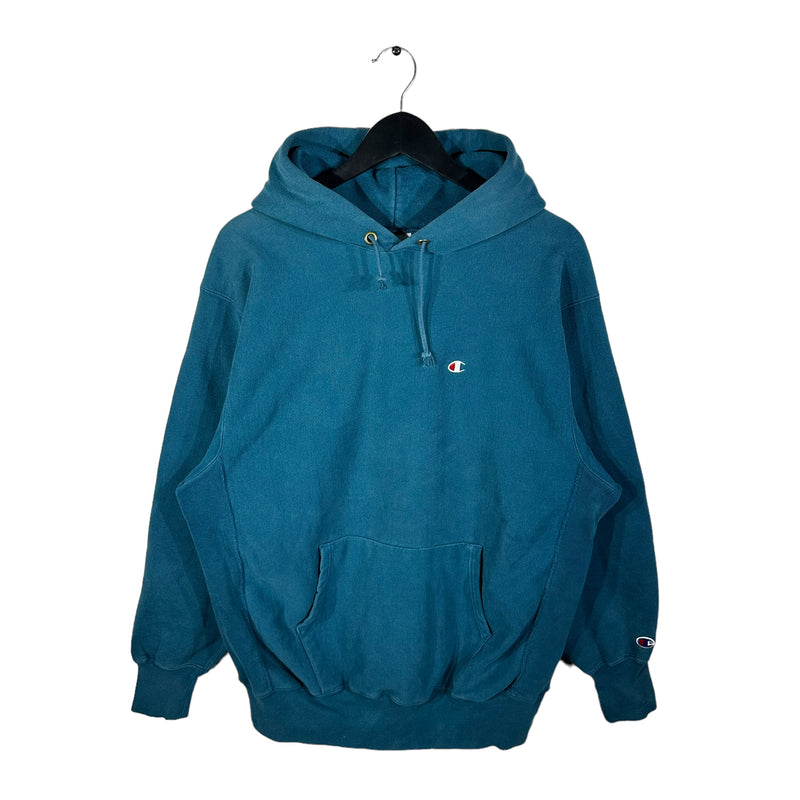 Vintage Champion Reverse Weave Mini Logo Hoodie