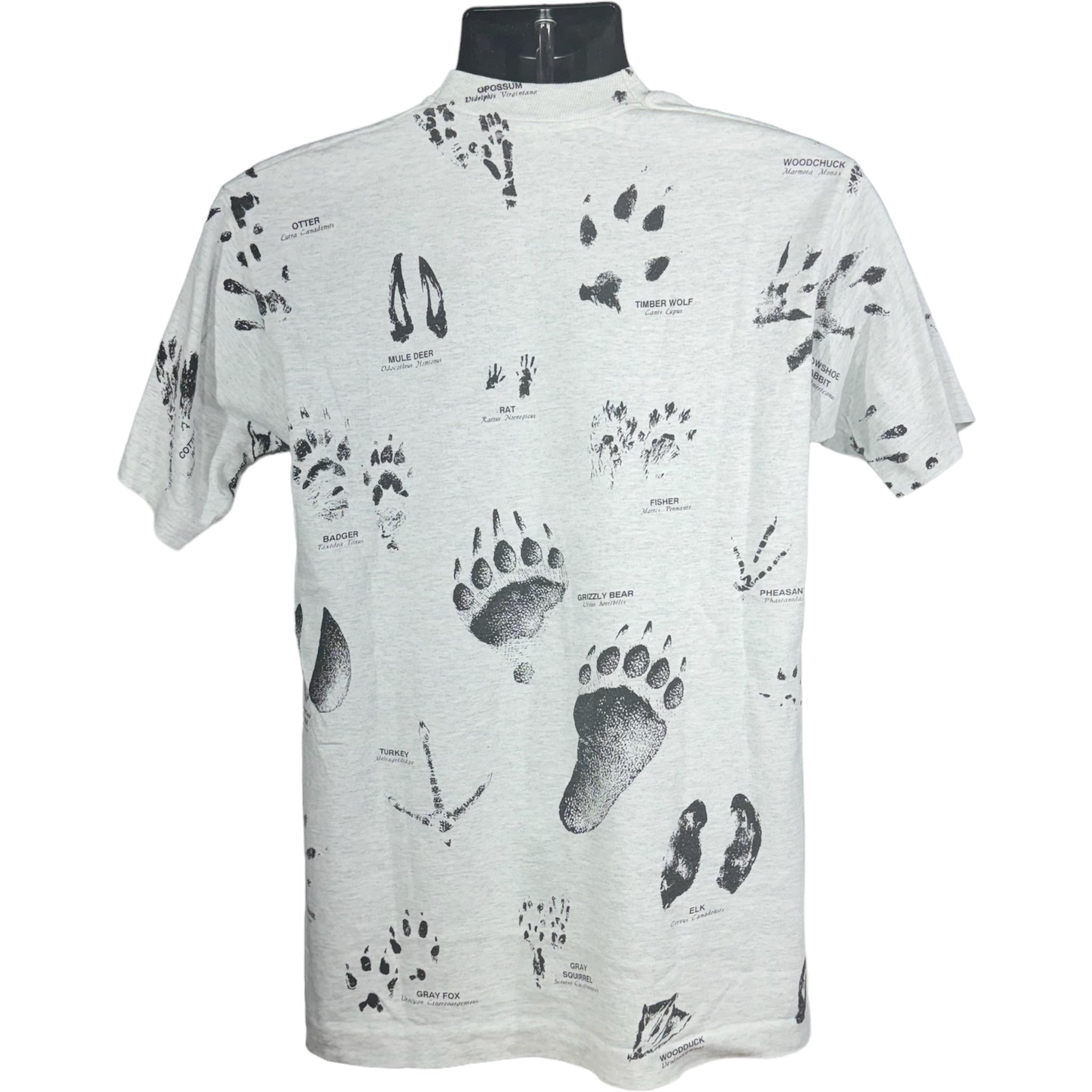 Vintage Wild Animal Breeds Paw Tee 90s