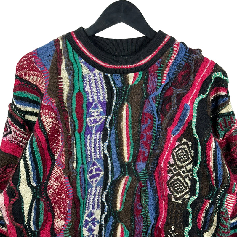 Vintage Coogi Stripe 3D Knit Sweater