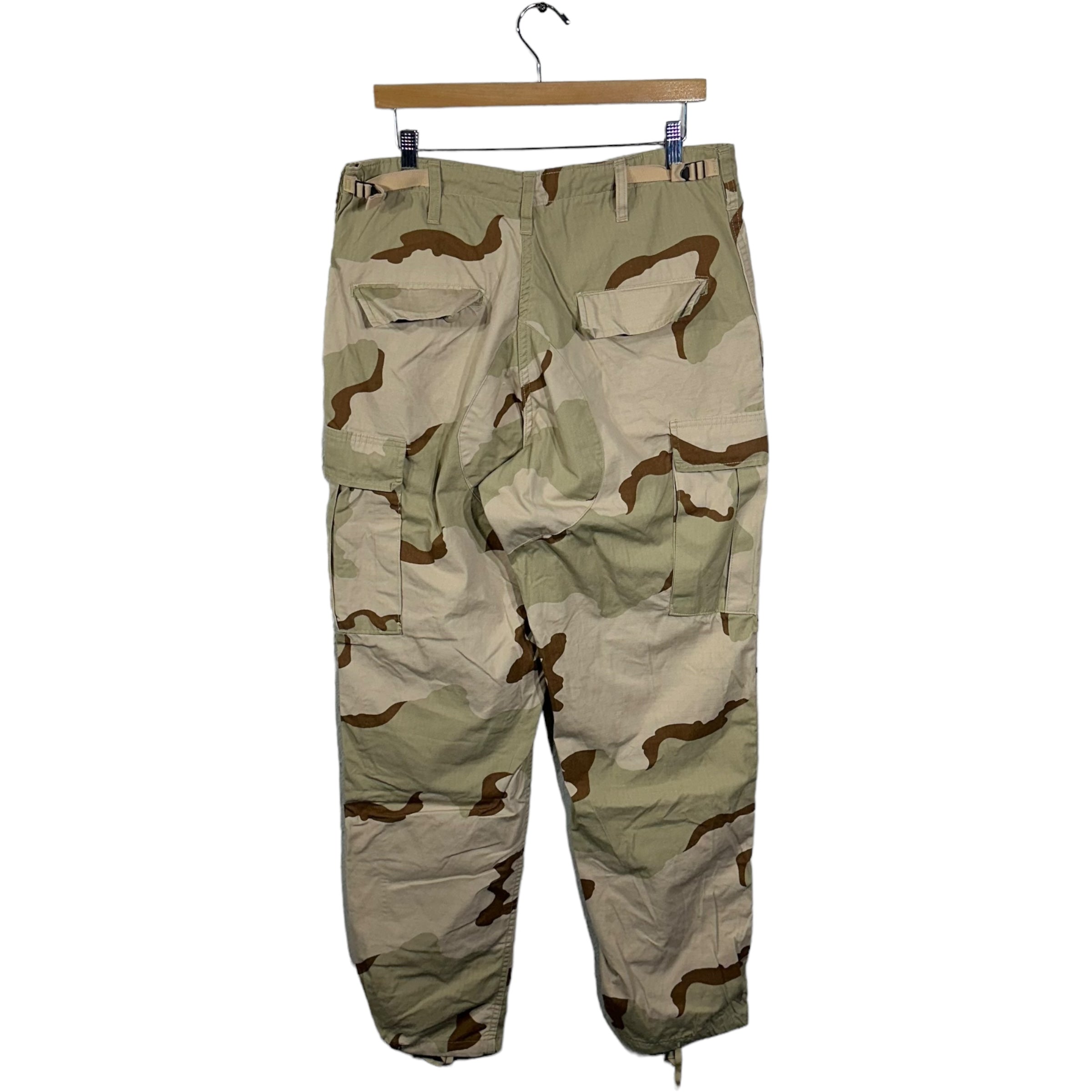 Vintage Military Double Knee Cargo Camo Pants