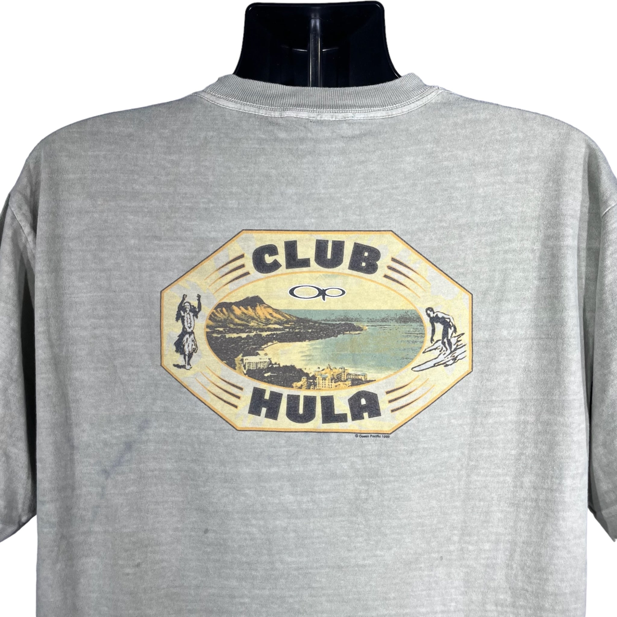 Vintage Club Ocean Pacific Hula Tee 1999