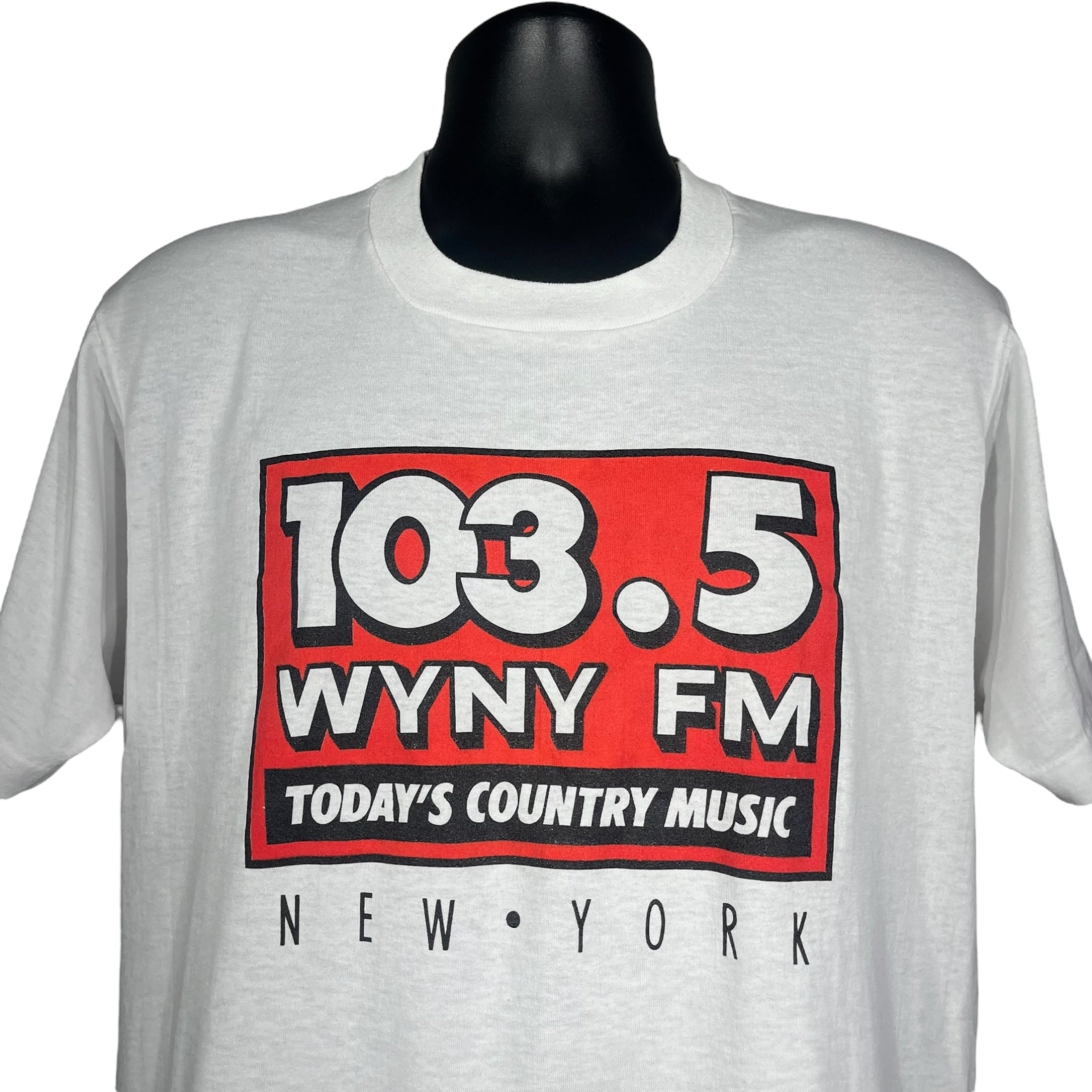 Vintage 103.5 New York Country Radio Promo Tee 90s