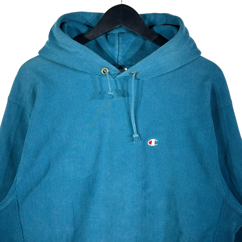 Vintage Champion Reverse Weave Mini Logo Hoodie