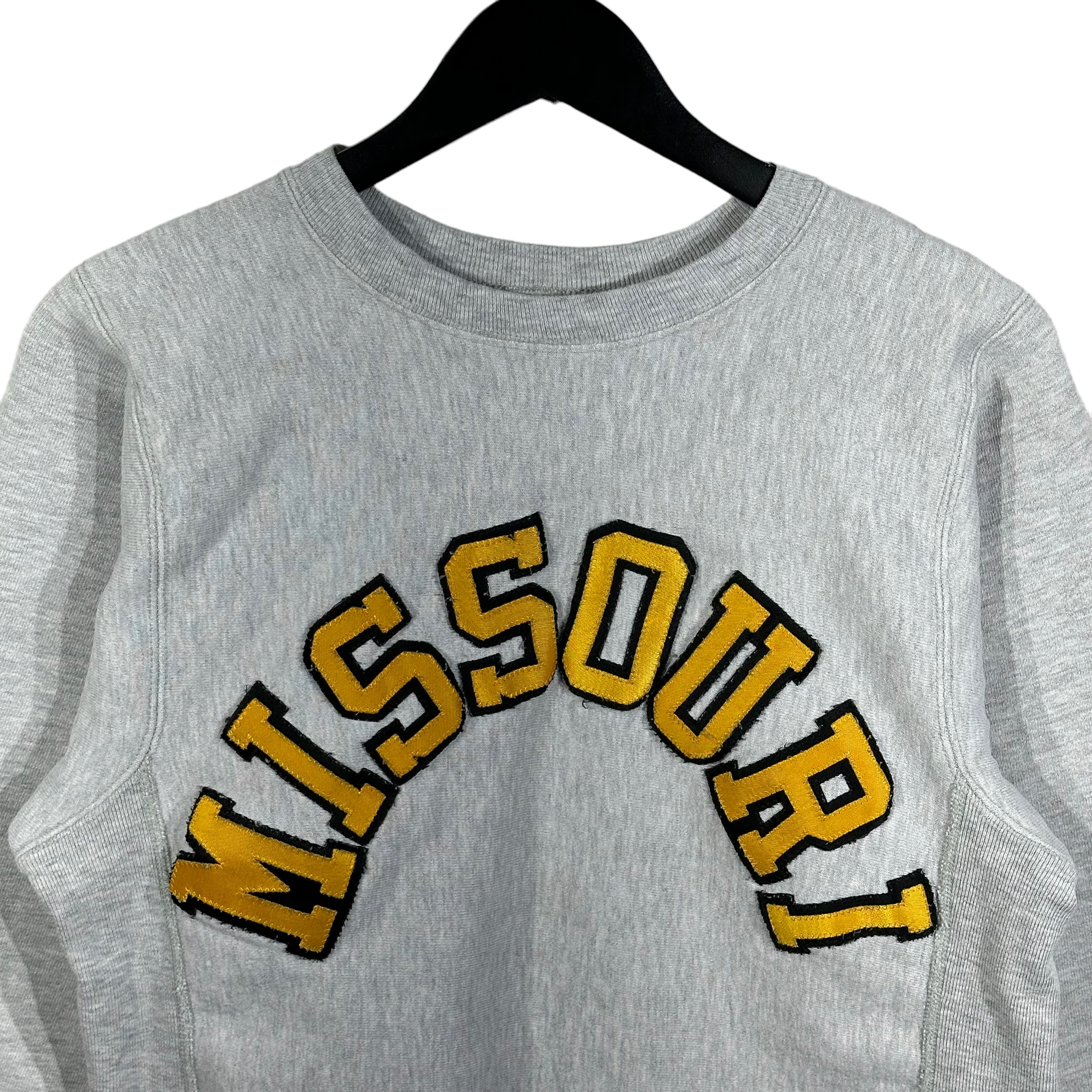 Vintage Champion Reverse Weave Cropped Missouri Crewneck