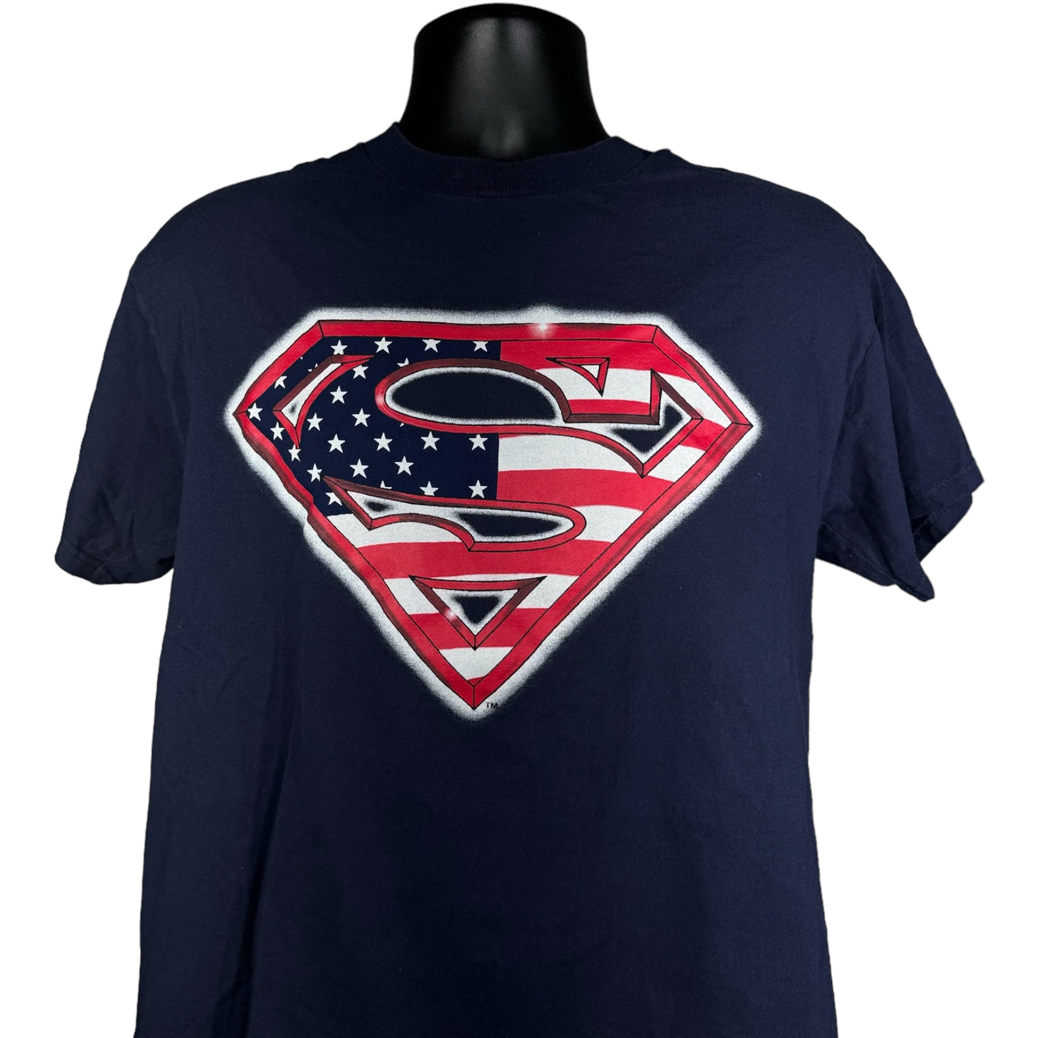 Vintage Superman American Flag Tee