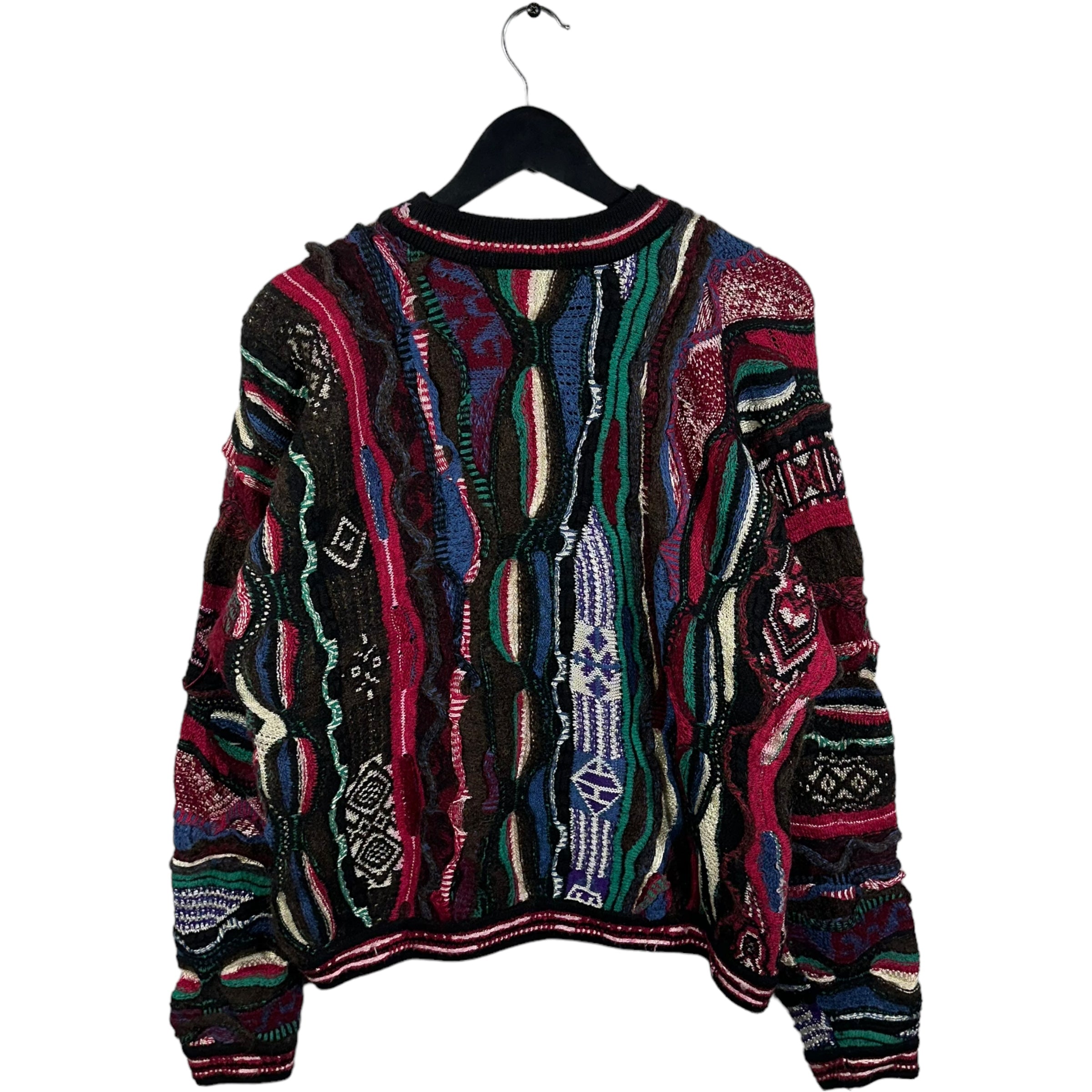 Vintage Coogi Stripe 3D Knit Sweater