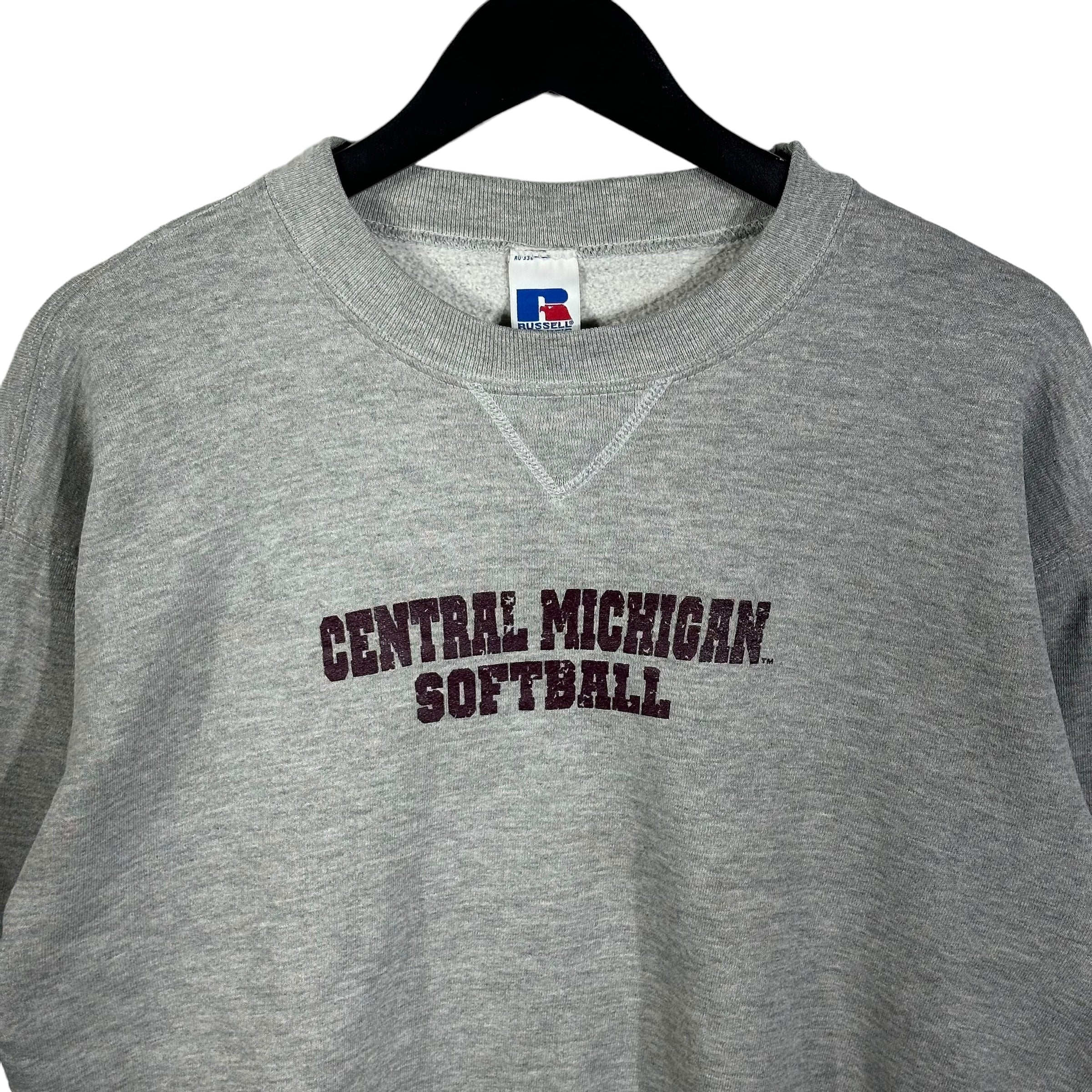 Vintage Russell Athletic Central Michigan SoftBall Crewneck