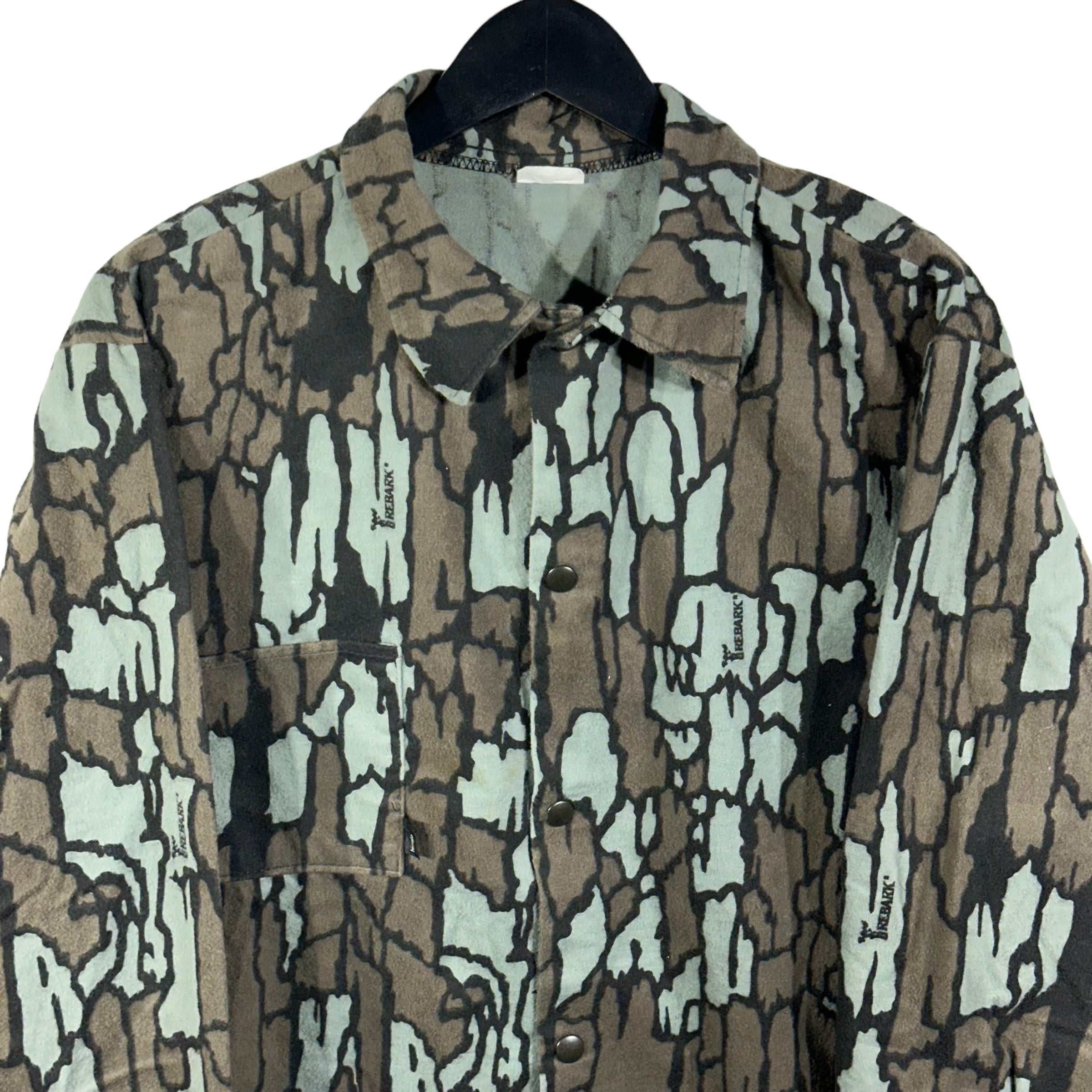 Vintage TreBark Camo Button Up