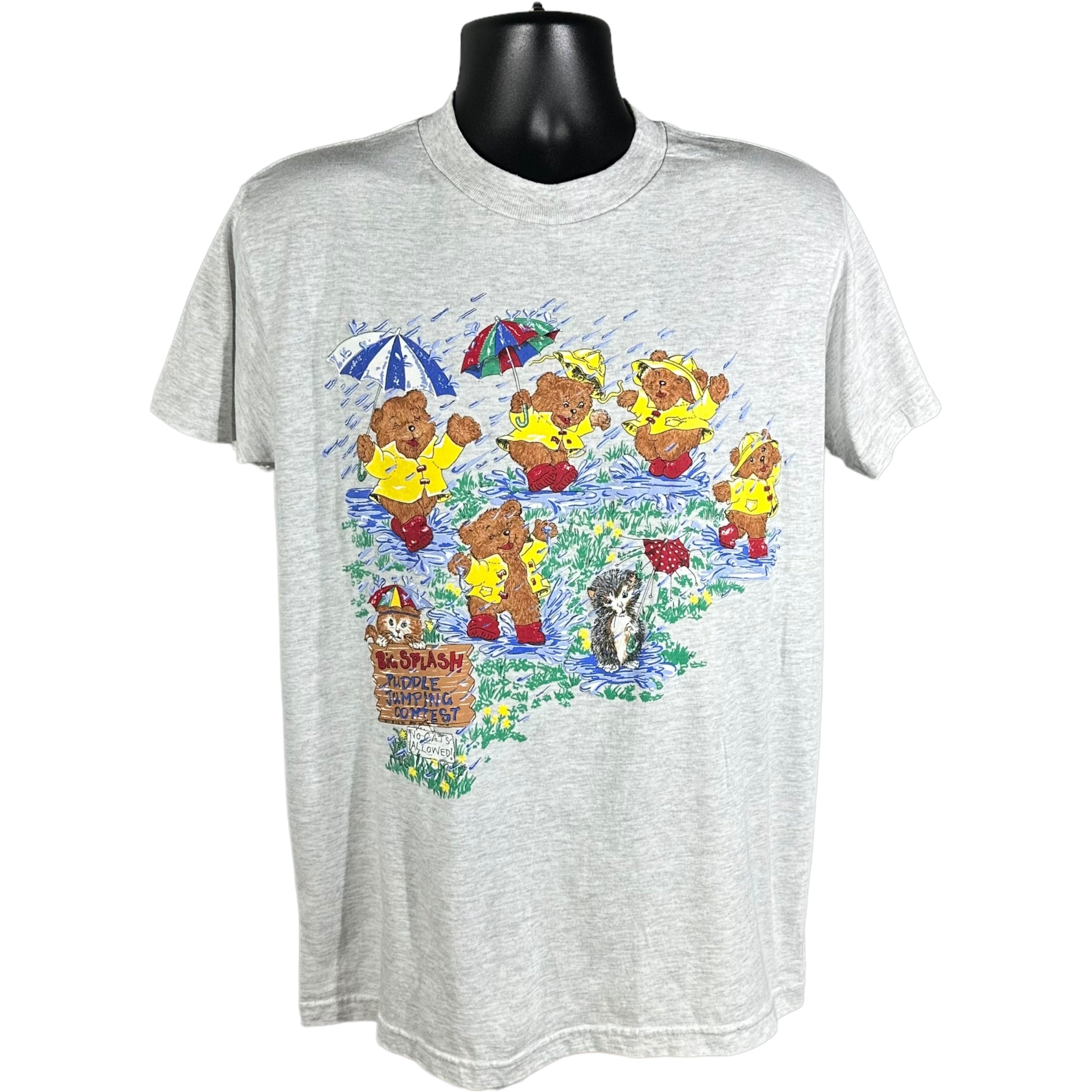 Vintage Big Splash Puddle Jumping Contest Bears Tee