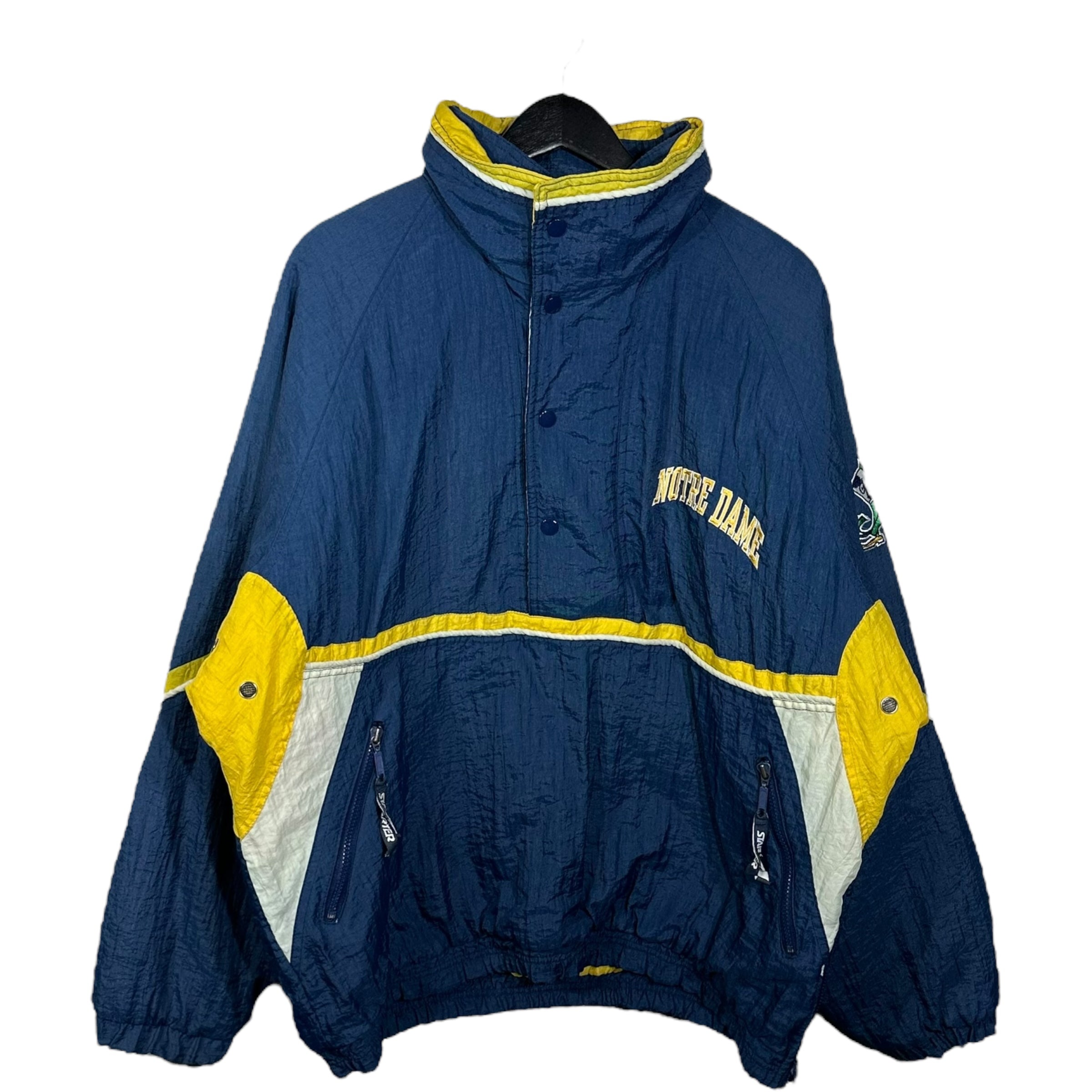 Vintage Notre Dame University Pullover Starter Jacket