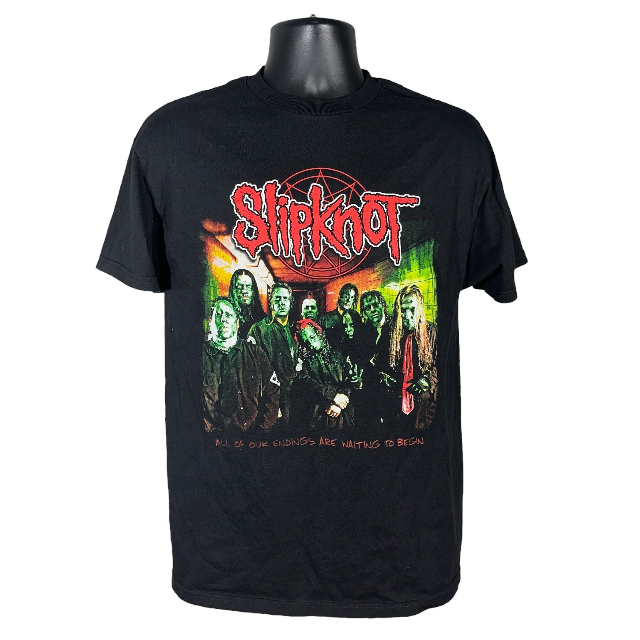 Vintage Slipknot "All Of Our Endings Are Waiting To Begin" Band Tee