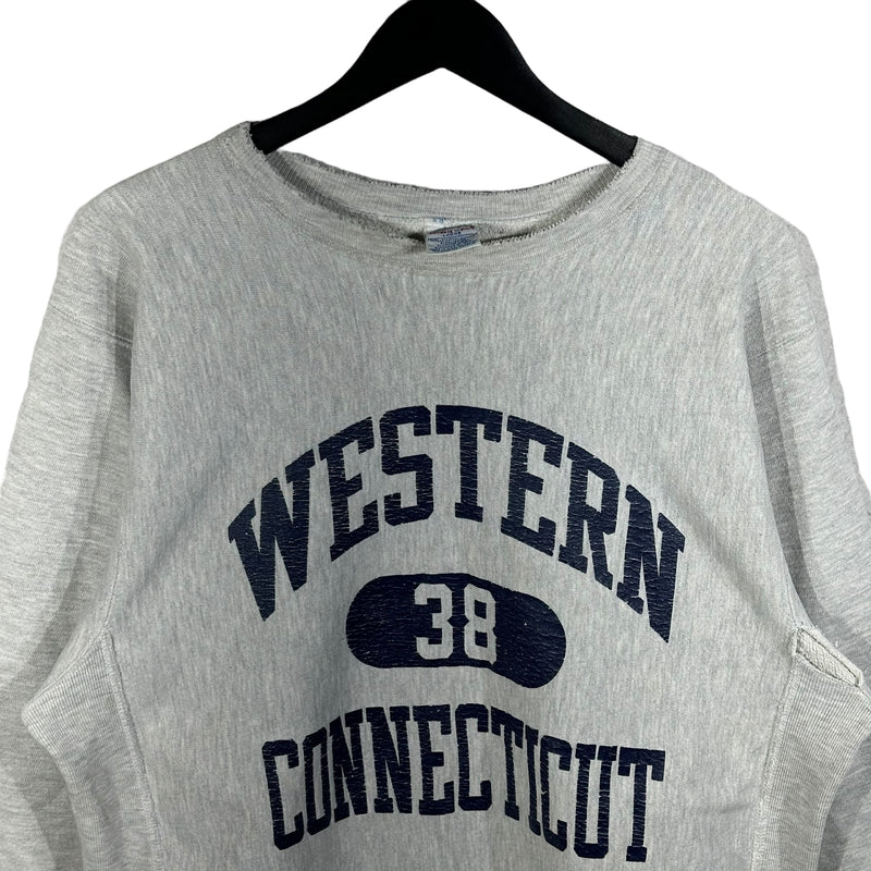 Vintage Champion Reverse Weave "Western Connecticut" Crewneck