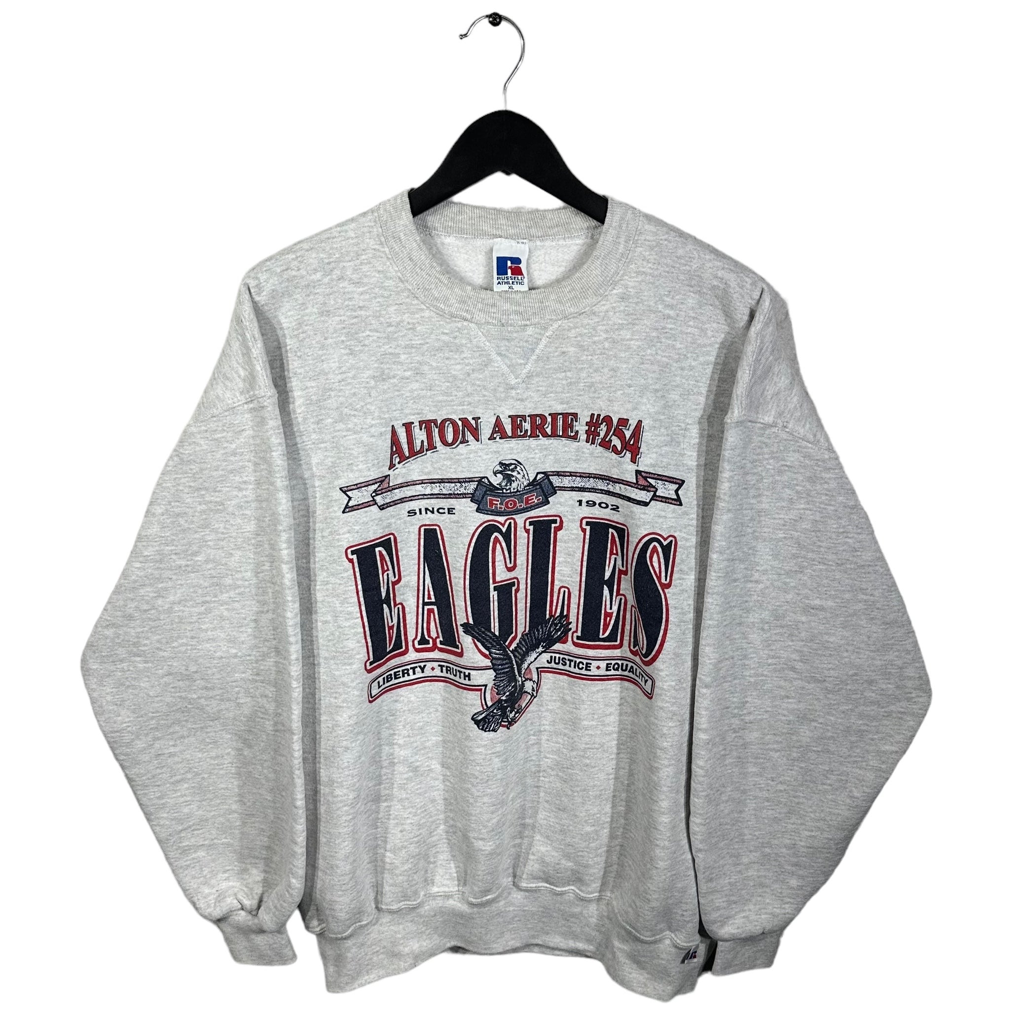 VIntage Russell Alton Aerie #254 Eagles Crewneck