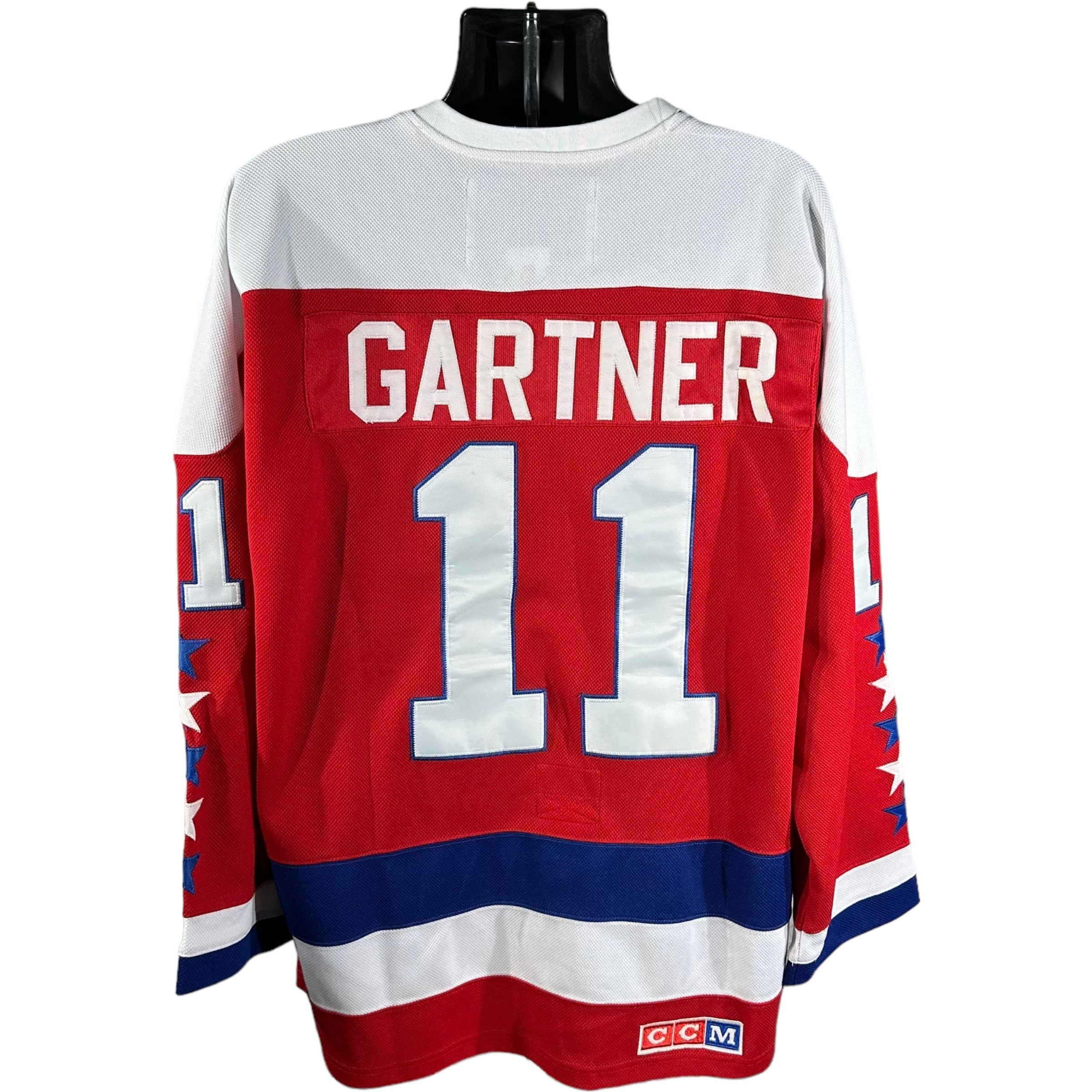 Vintage Washington Capitals Mike Gartner #11 CCM Jersey