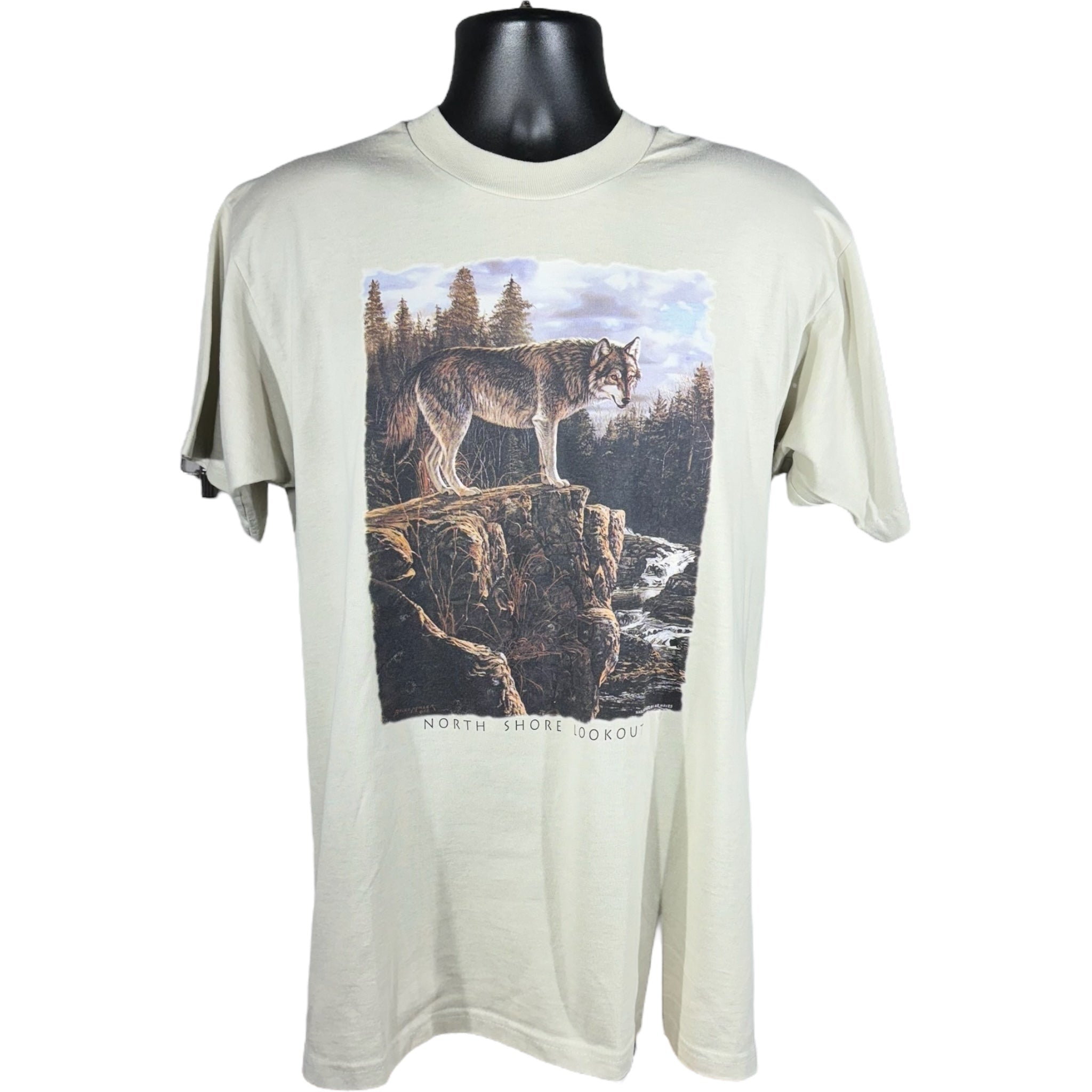 Vintage "North Shore Lookout" Wolf Tee