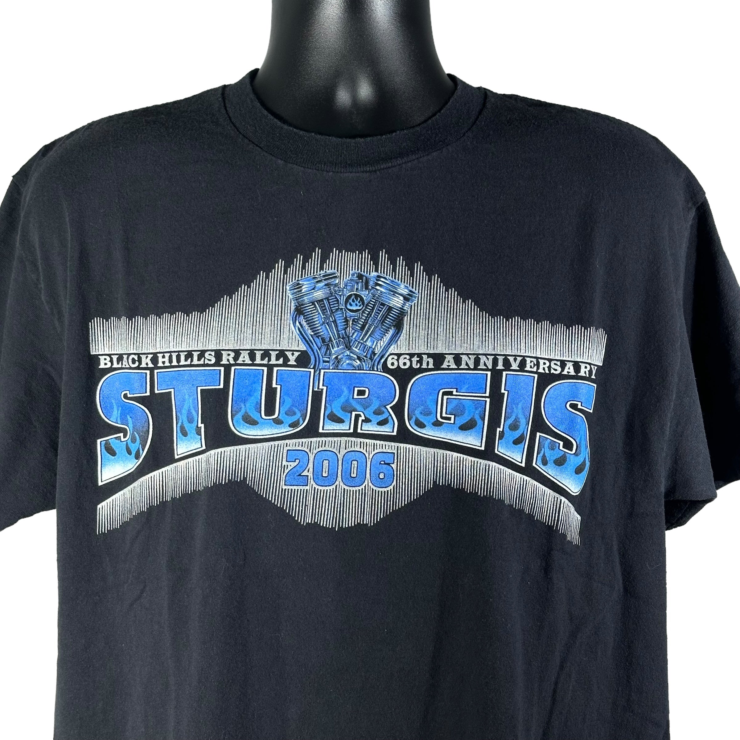 Vintage Sturgis Black Hills Rally 66th Anniversary Tee 2006