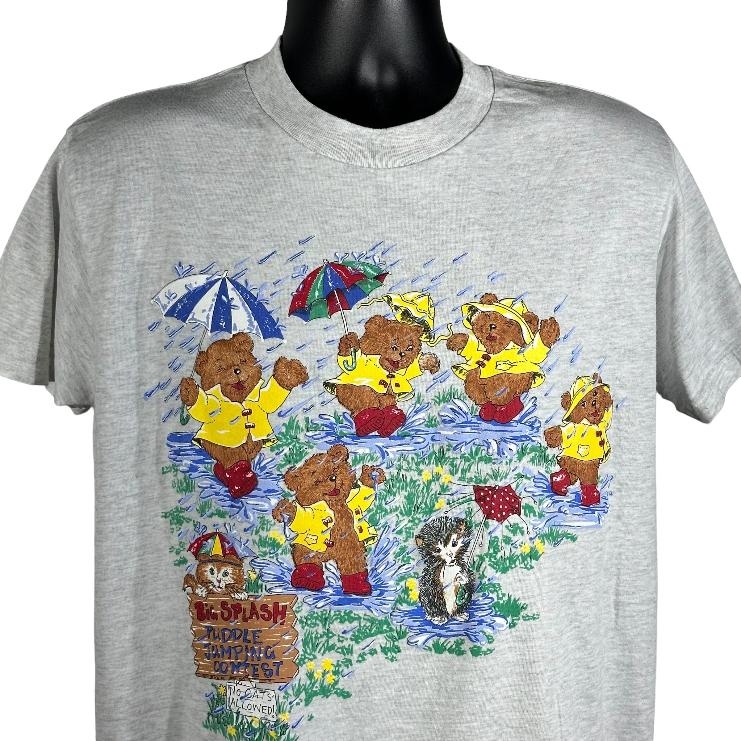 Vintage Big Splash Puddle Jumping Contest Bears Tee