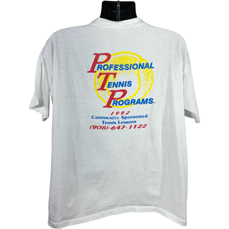 Vintage Diadora Professional Tennis Programs Tee 1992