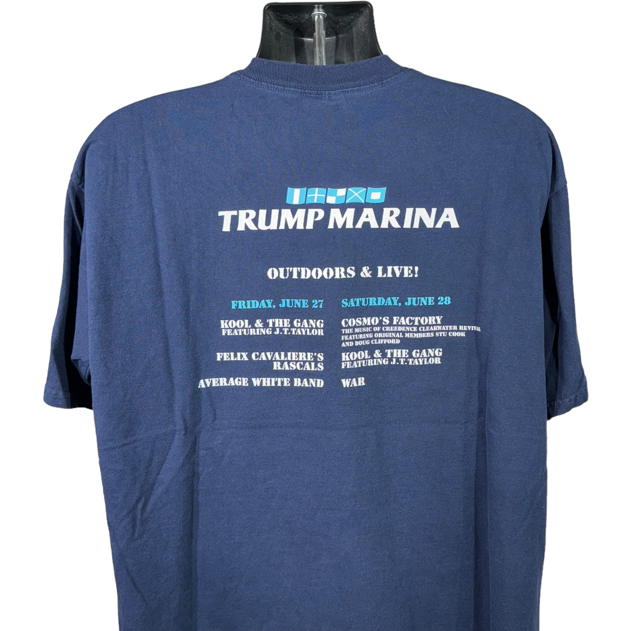 Van Halen offers 1998 Trump Marina Rock The Dock T-Shirt New Never Worn XXL