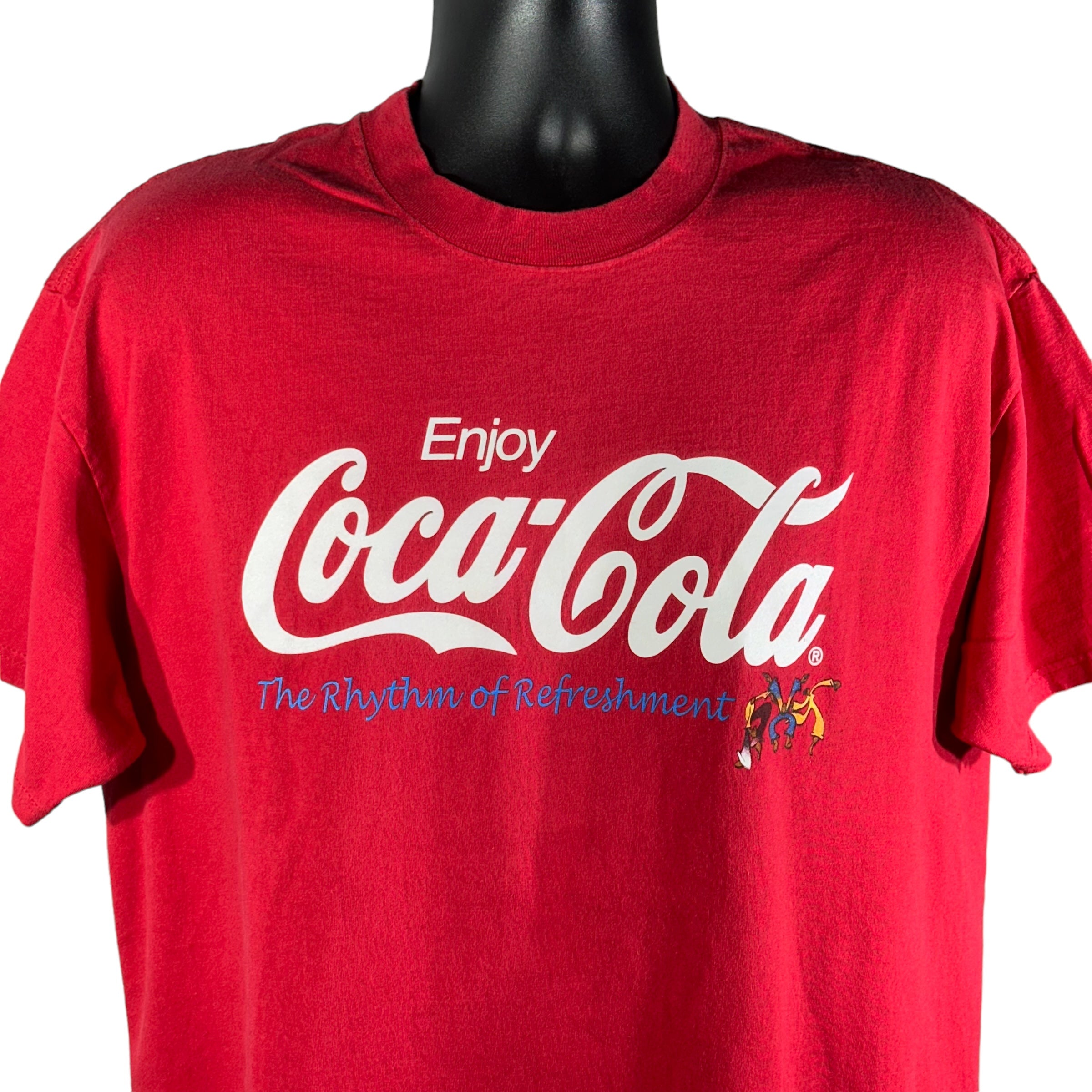 Vintage Coca Cola The Rhythm Of Refreshment Tee