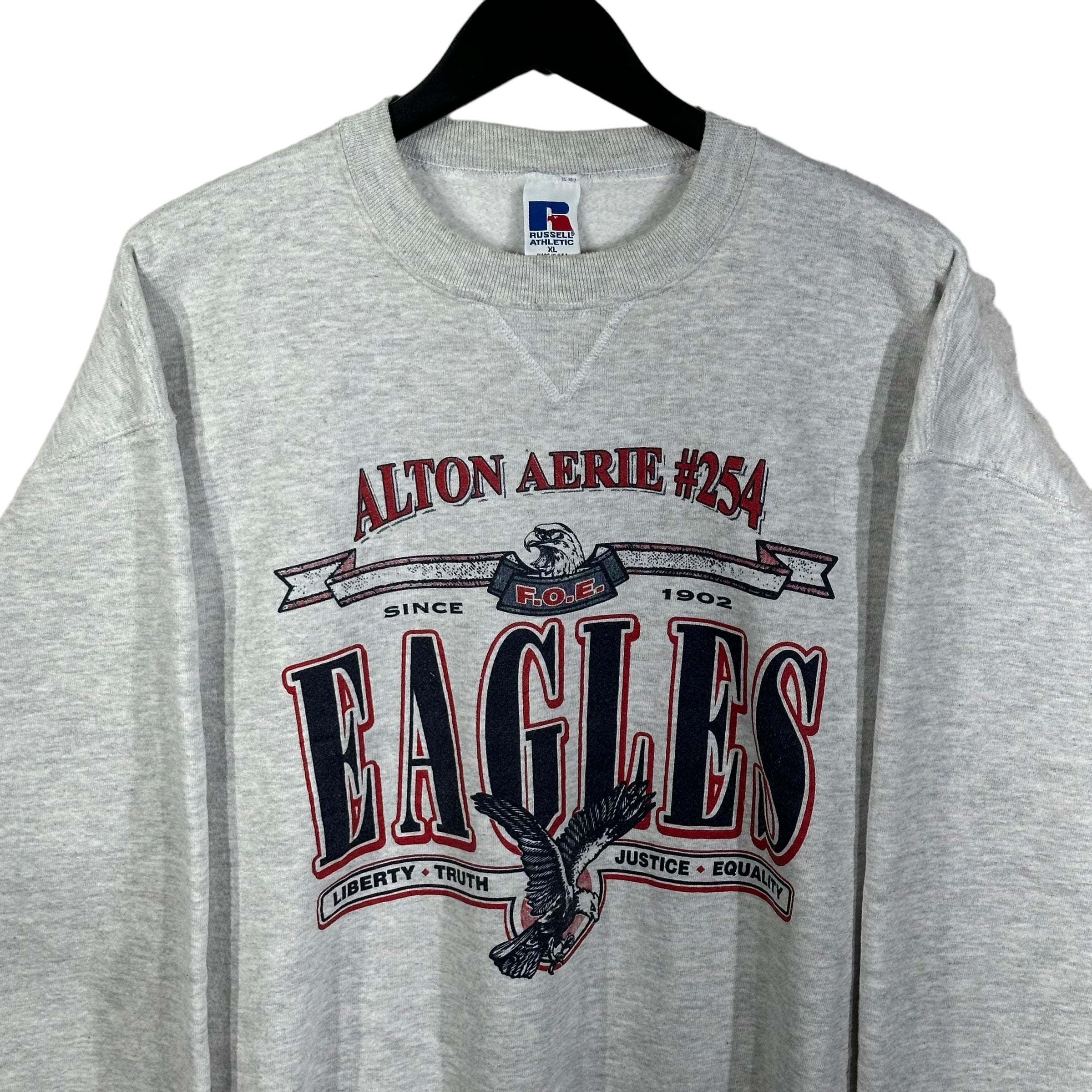 VIntage Russell Alton Aerie #254 Eagles Crewneck