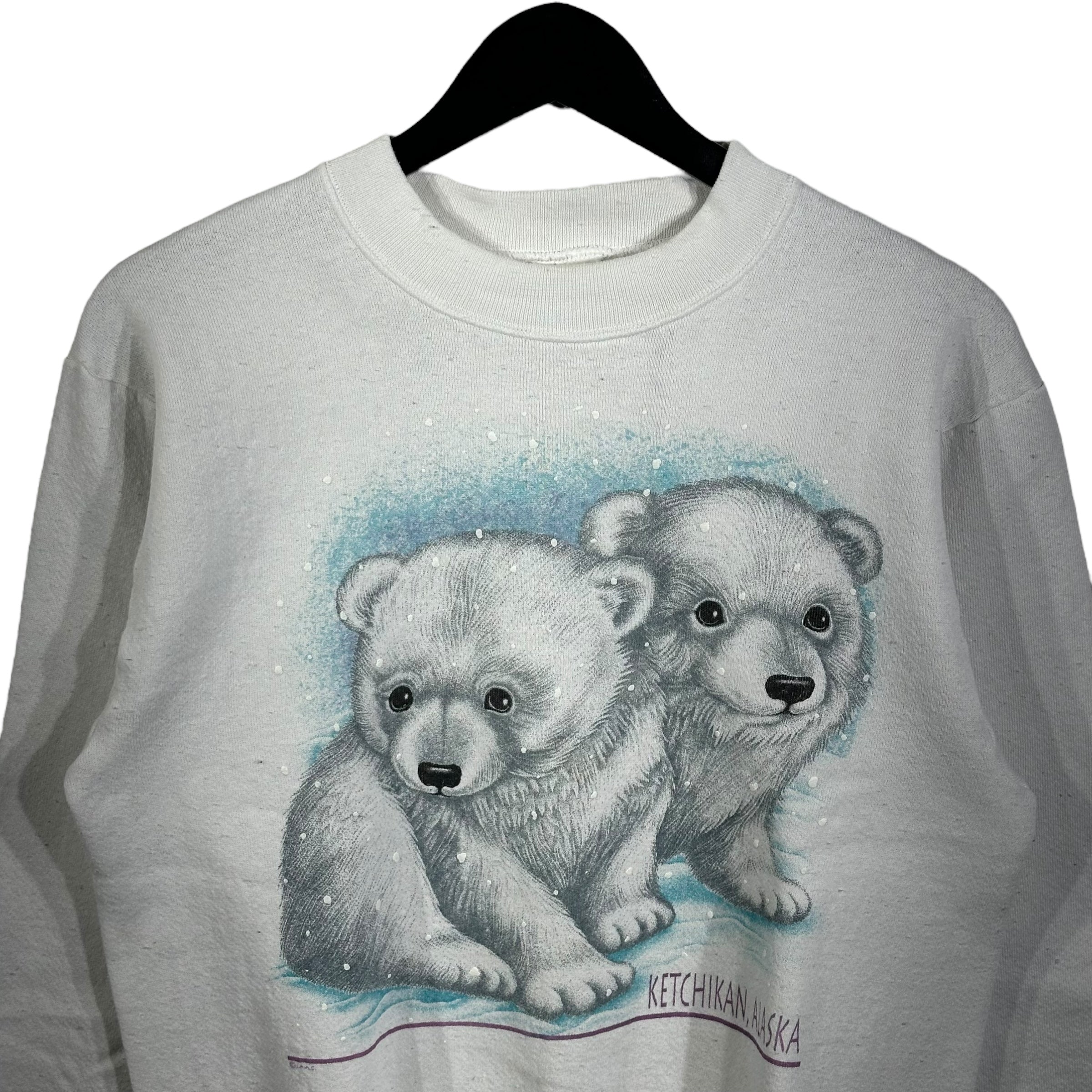 Vintage Ketchikan, Alaska Polar Bears Crewneck