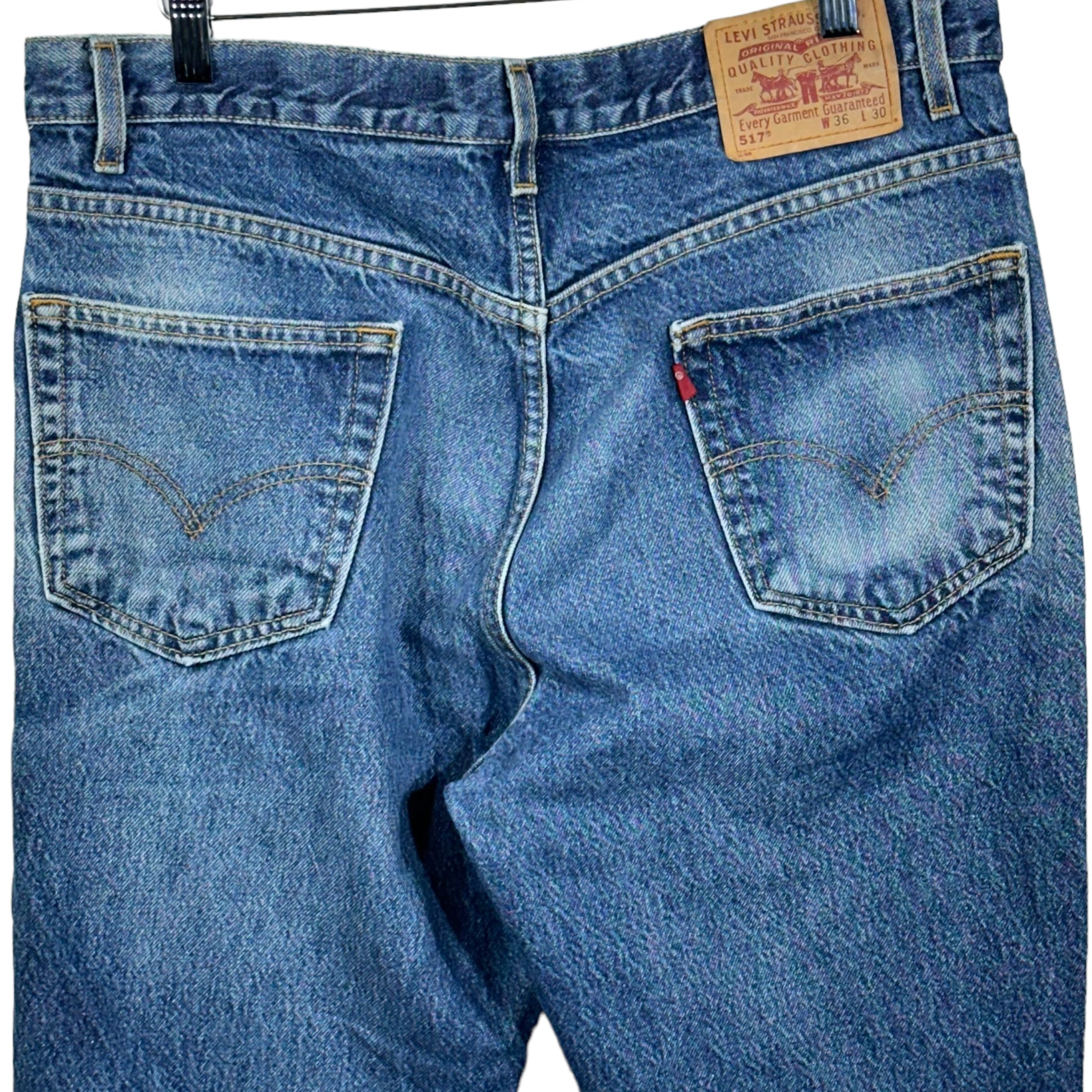 Vintage Levis 517 Boot Cut Denim Jeans