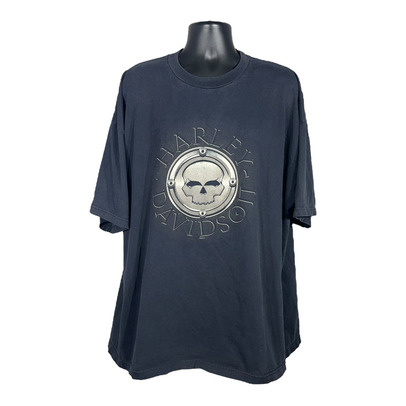 Vintage Harley Davidson Skull Graphic Tee