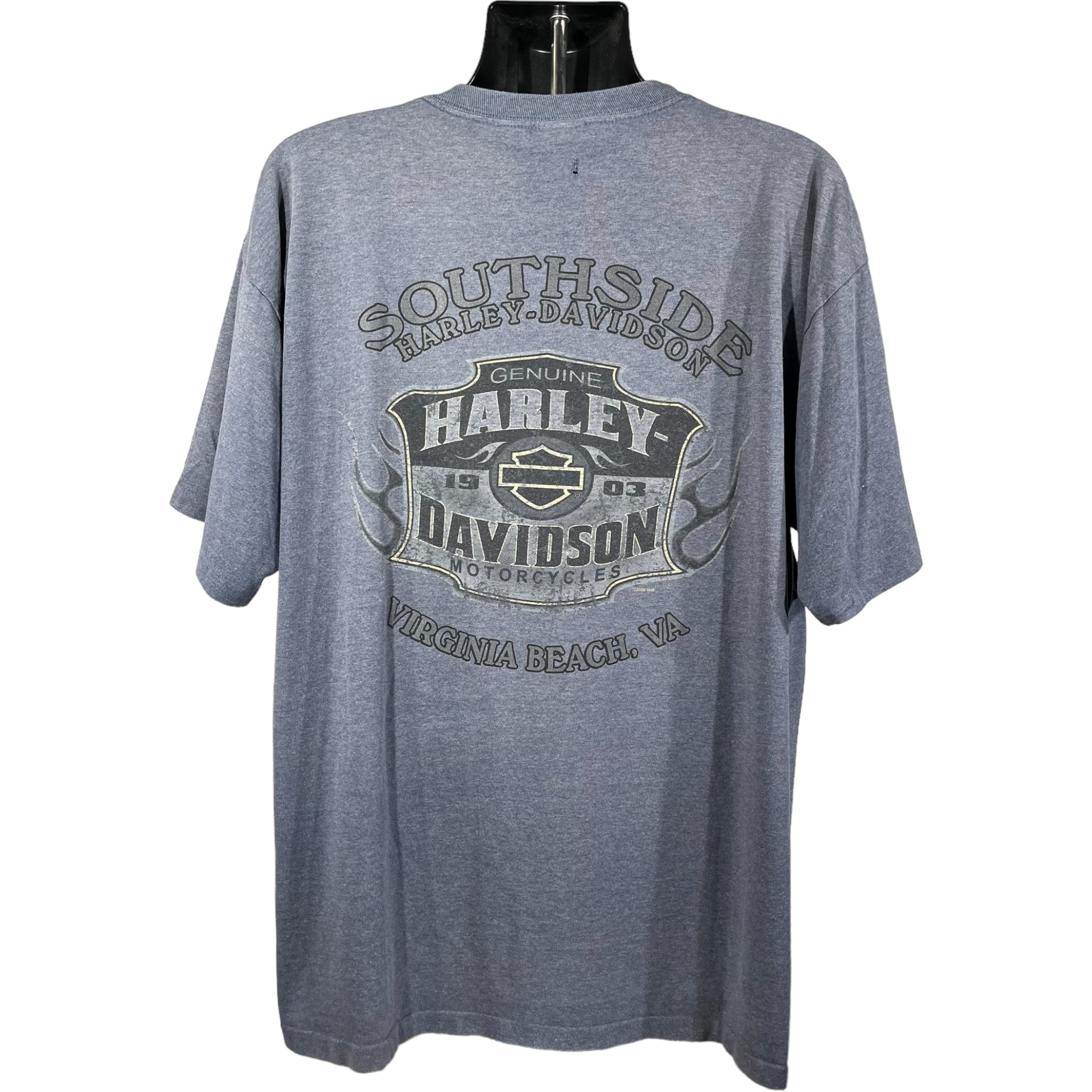 Vintage Harley Davidson Southside Virginia Beach Tee