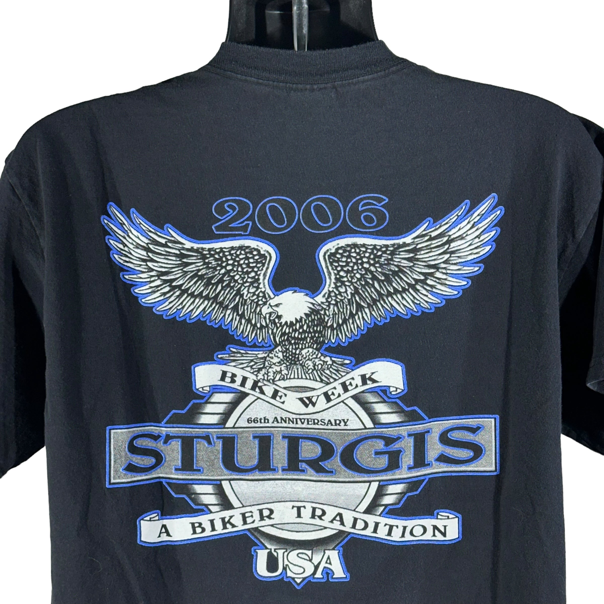 Vintage Sturgis Black Hills Rally 66th Anniversary Tee 2006