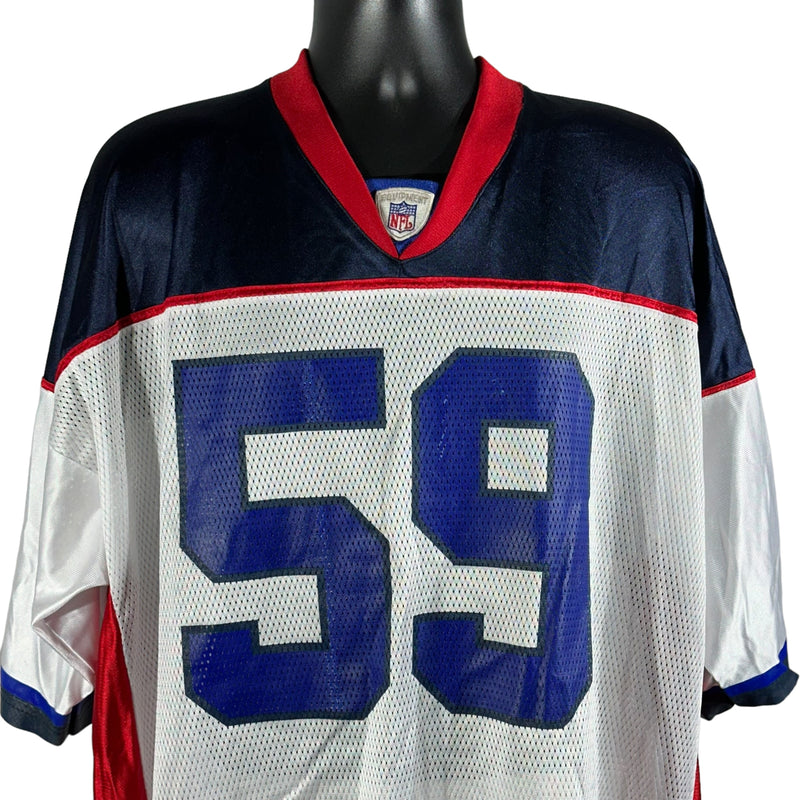 Vintage New England Patriots #59 Dane Fletcher Jersey