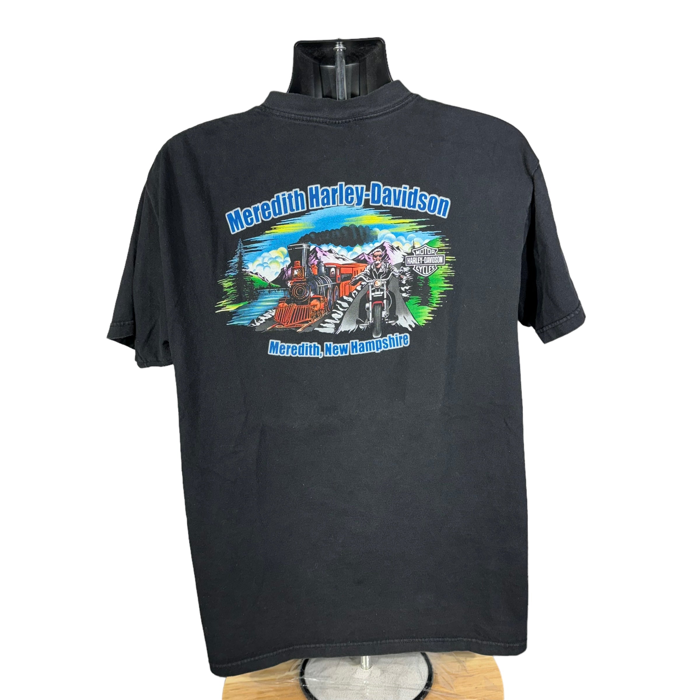 Vintage Harley Davidson "Around The World" Tee