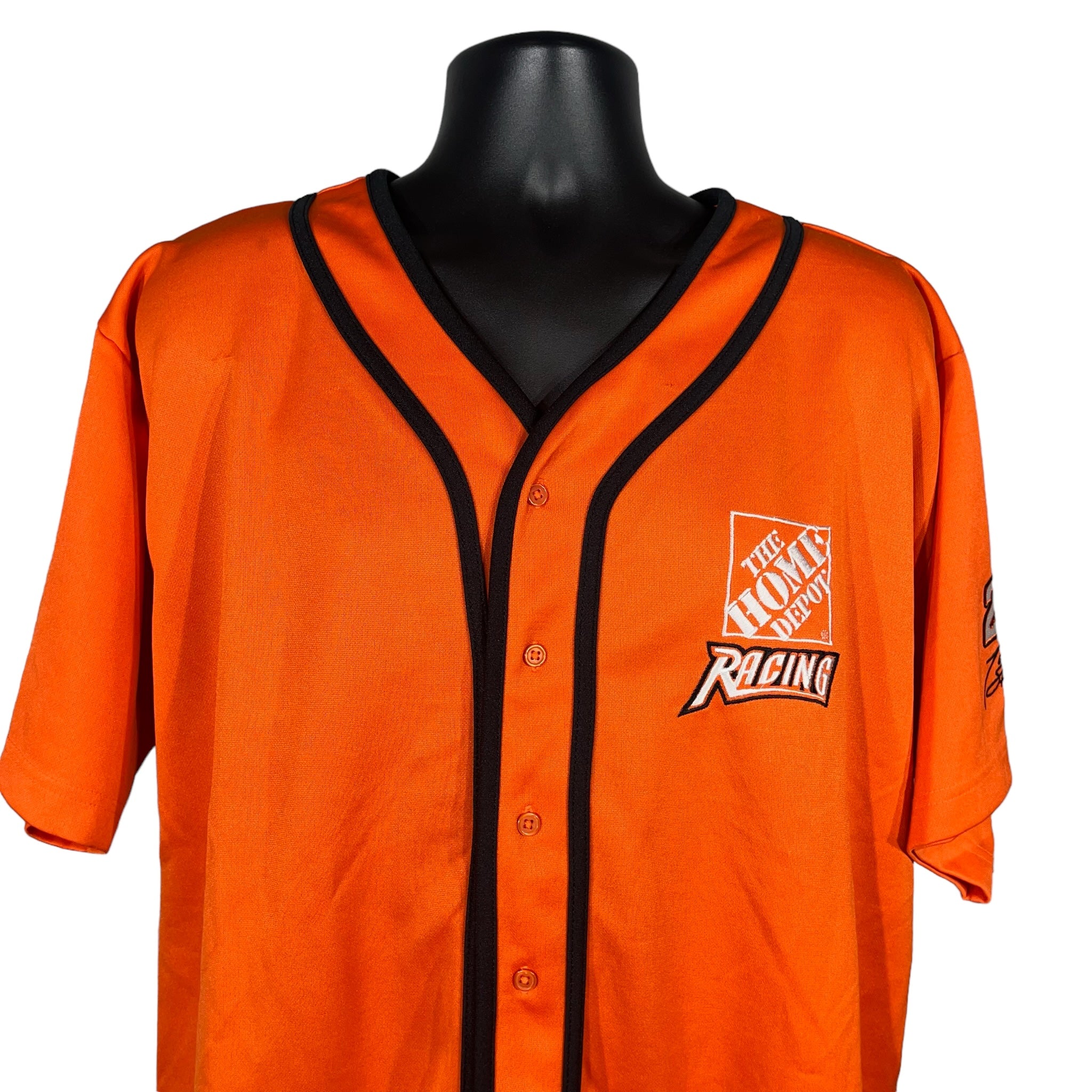 Vintage Tony Stewart Nascar Home Depot Baseball Jersey