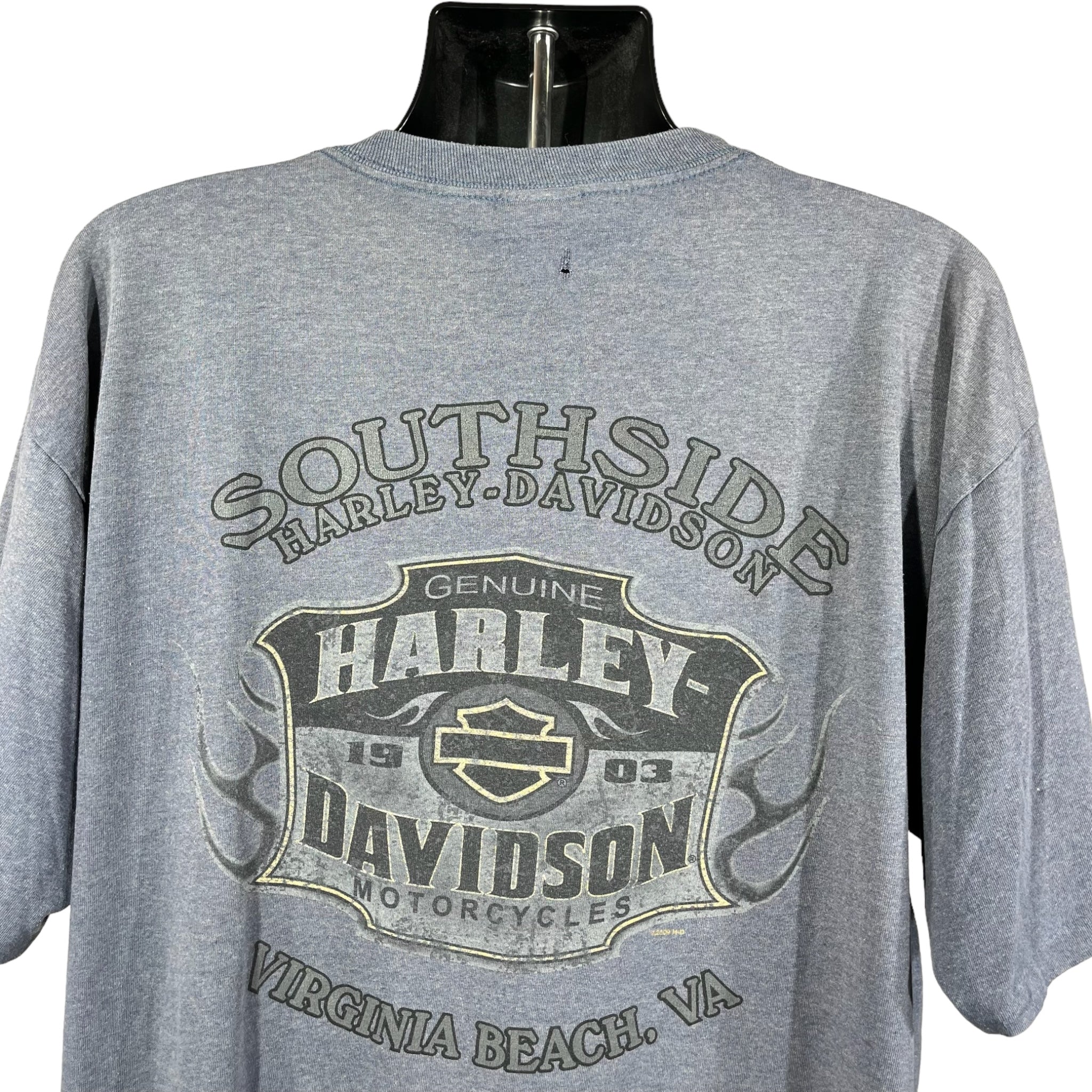 Vintage Harley Davidson Southside Virginia Beach Tee