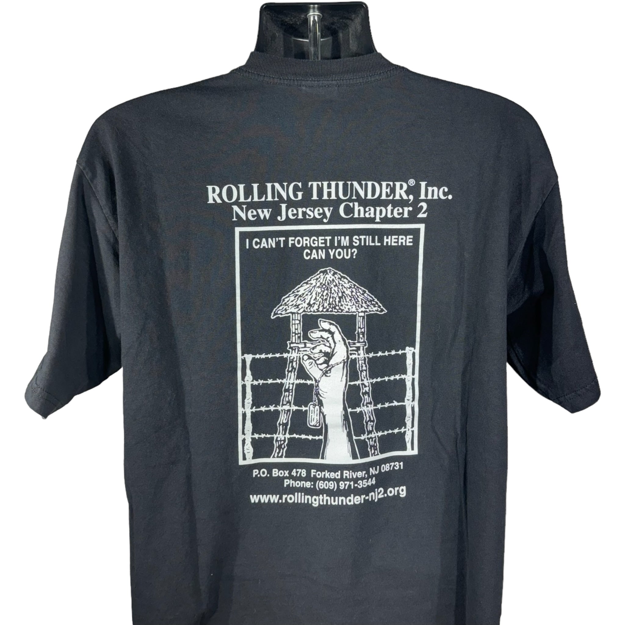 Vintage Rolling Thunder Pow MIA "Ride For Freedom VIII" Tee