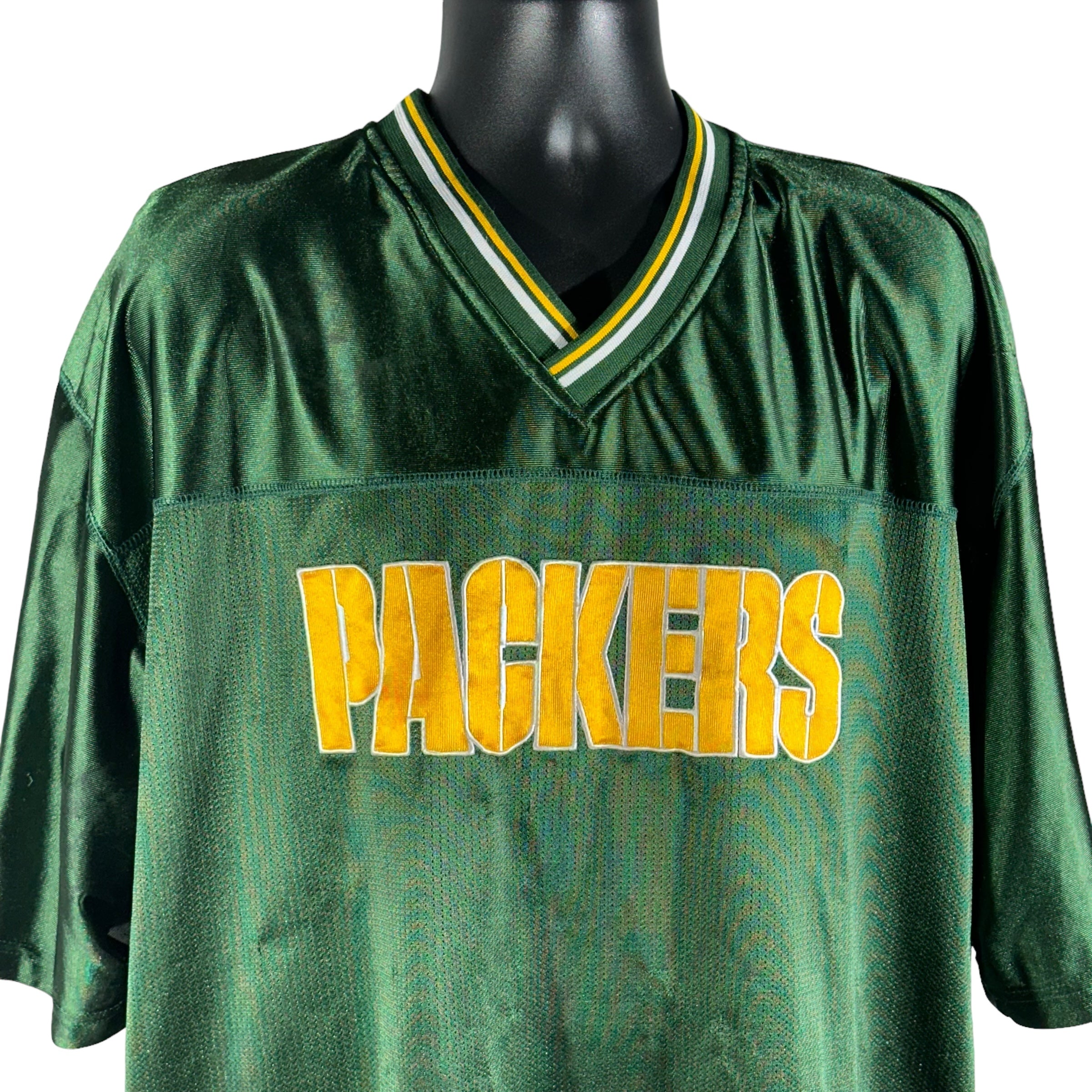 Vintage NFL GreenBay Packers Stained Warm Up Jersey