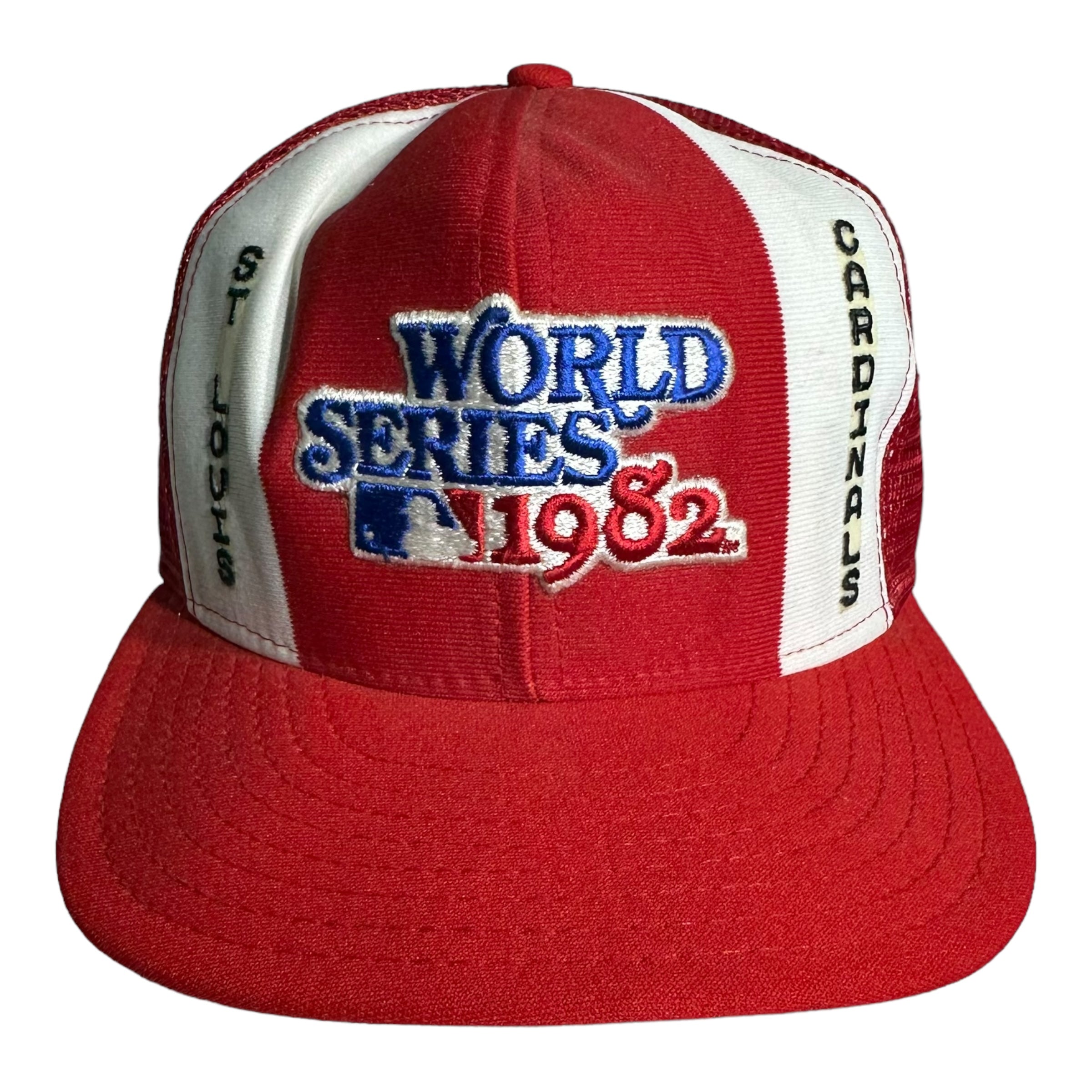 Vintage World Series St. Louis Cardinals Snapback Trucker Hat 1982