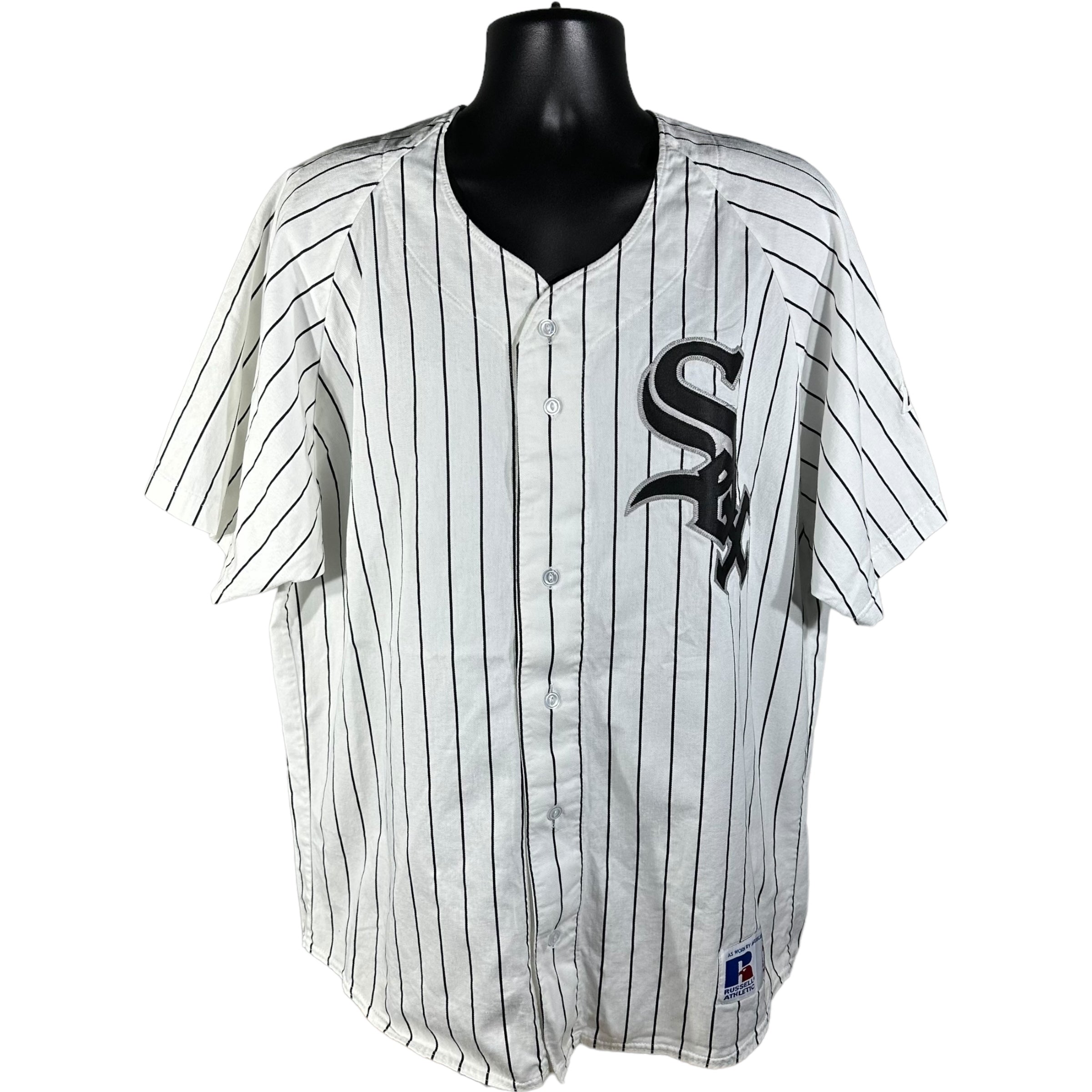 Vintage Chicago White Sox Striped Russell Jersey