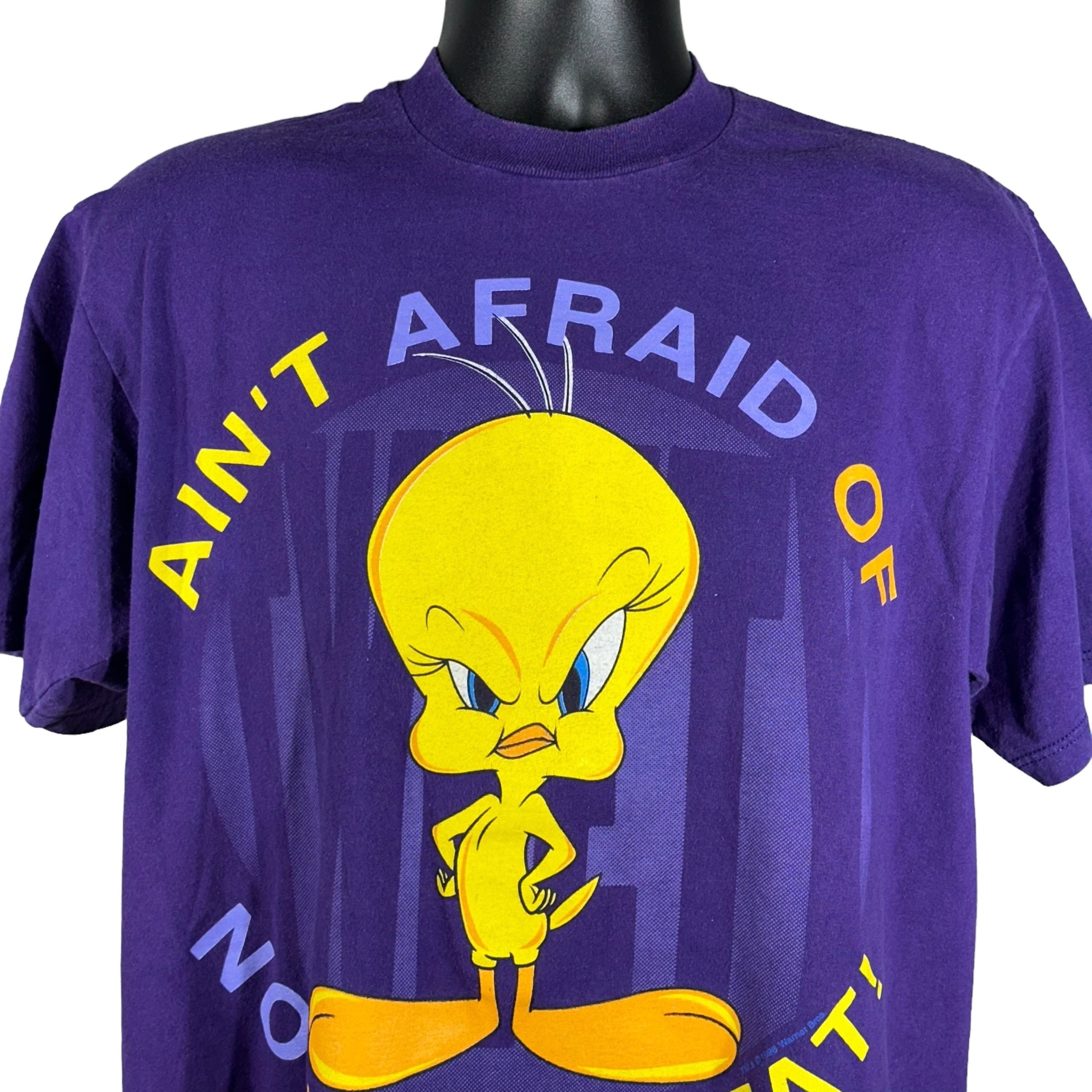 Vintage Tweety "Aint Afraid Of No Puddy Tat!" Tee 1996