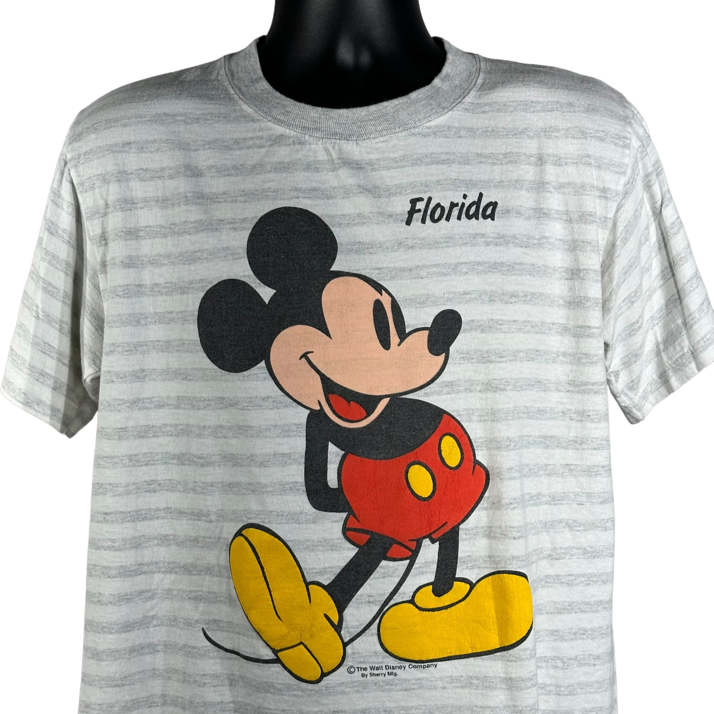 Vintage Mickey Mouse Florida Stripe Tee