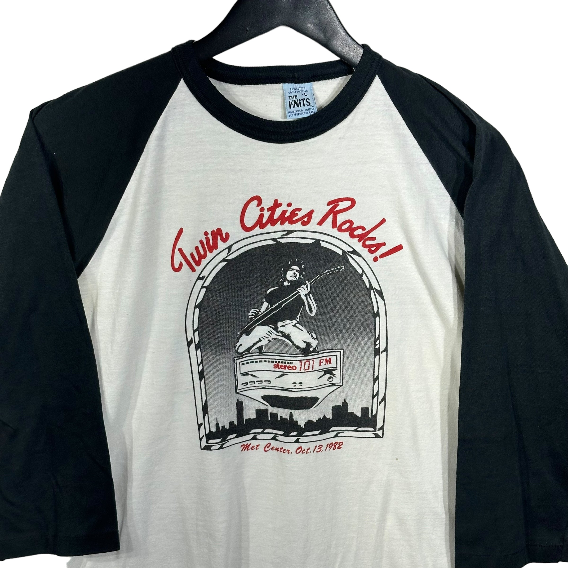 Vintage Twin Cities Rocks Long Sleeve 1982