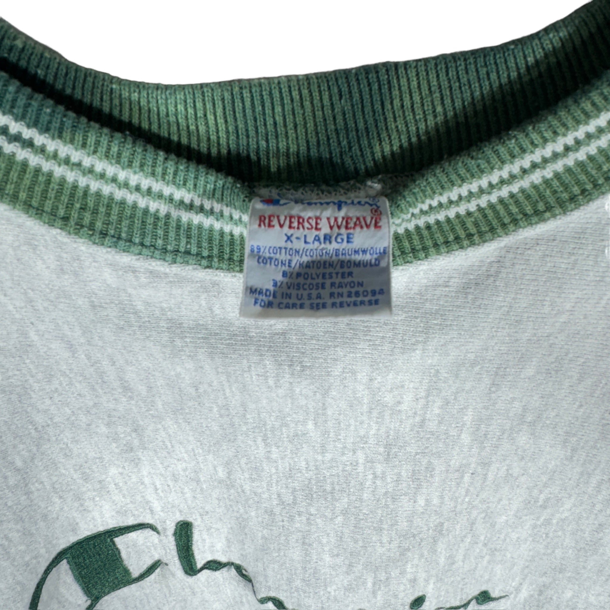 Vintage Champion Reverse Weave Spellout Crewneck