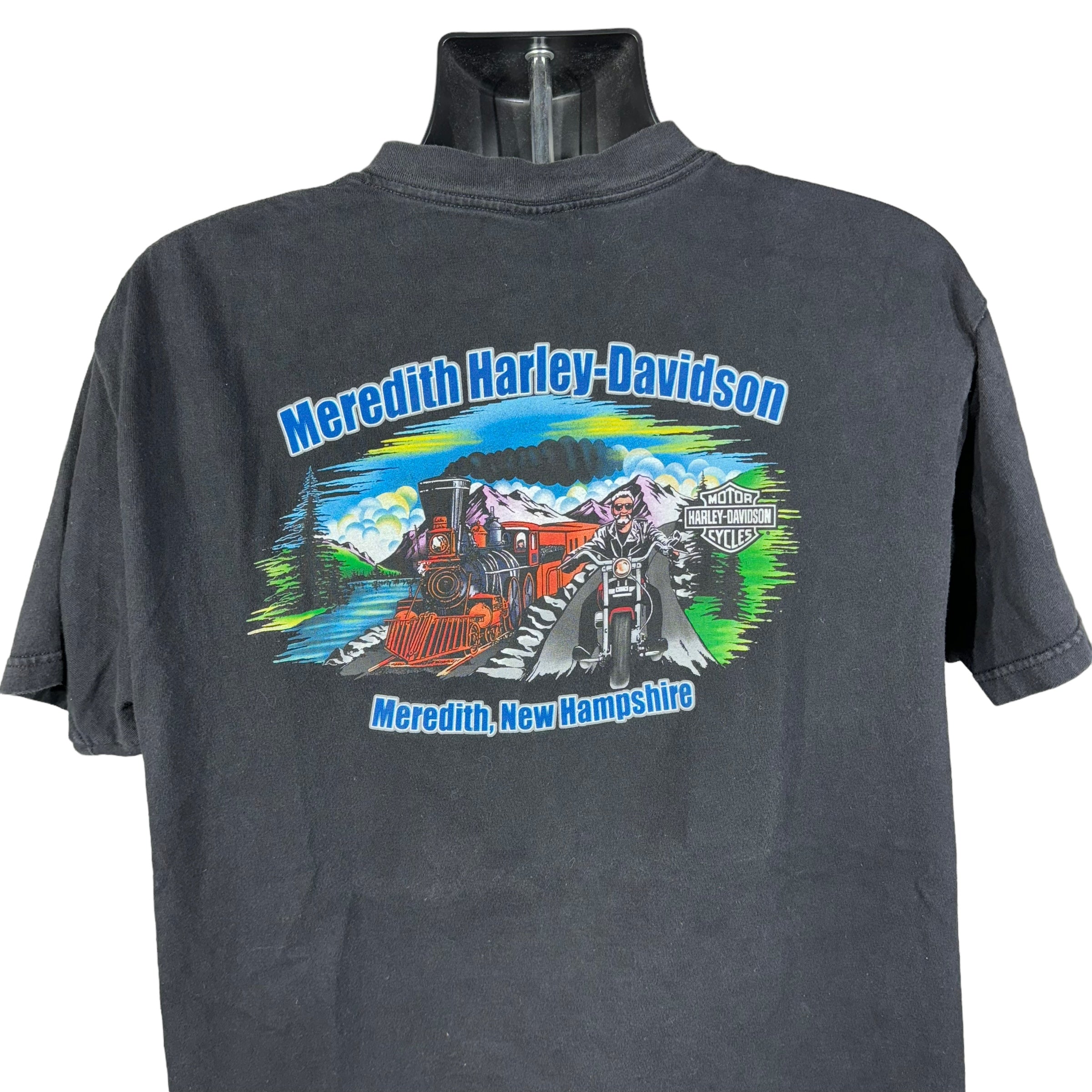 Vintage Harley Davidson "Around The World" Tee